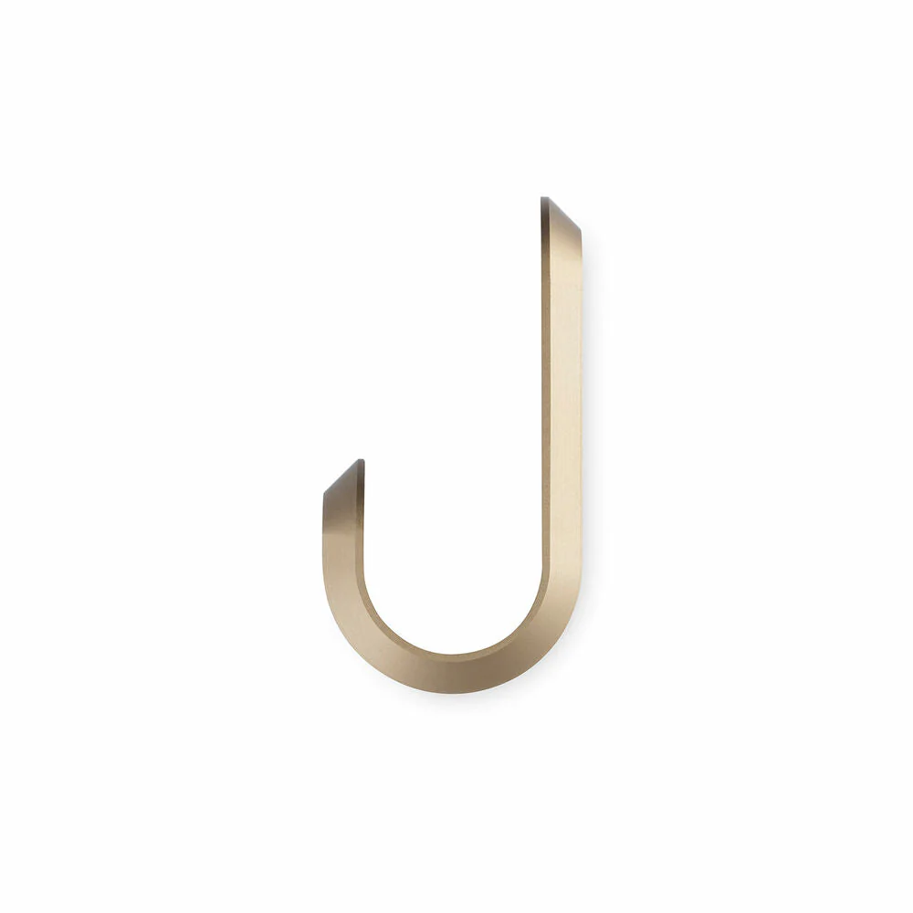 normann copenhagen | curve mini hook set | matte gold - Image 3