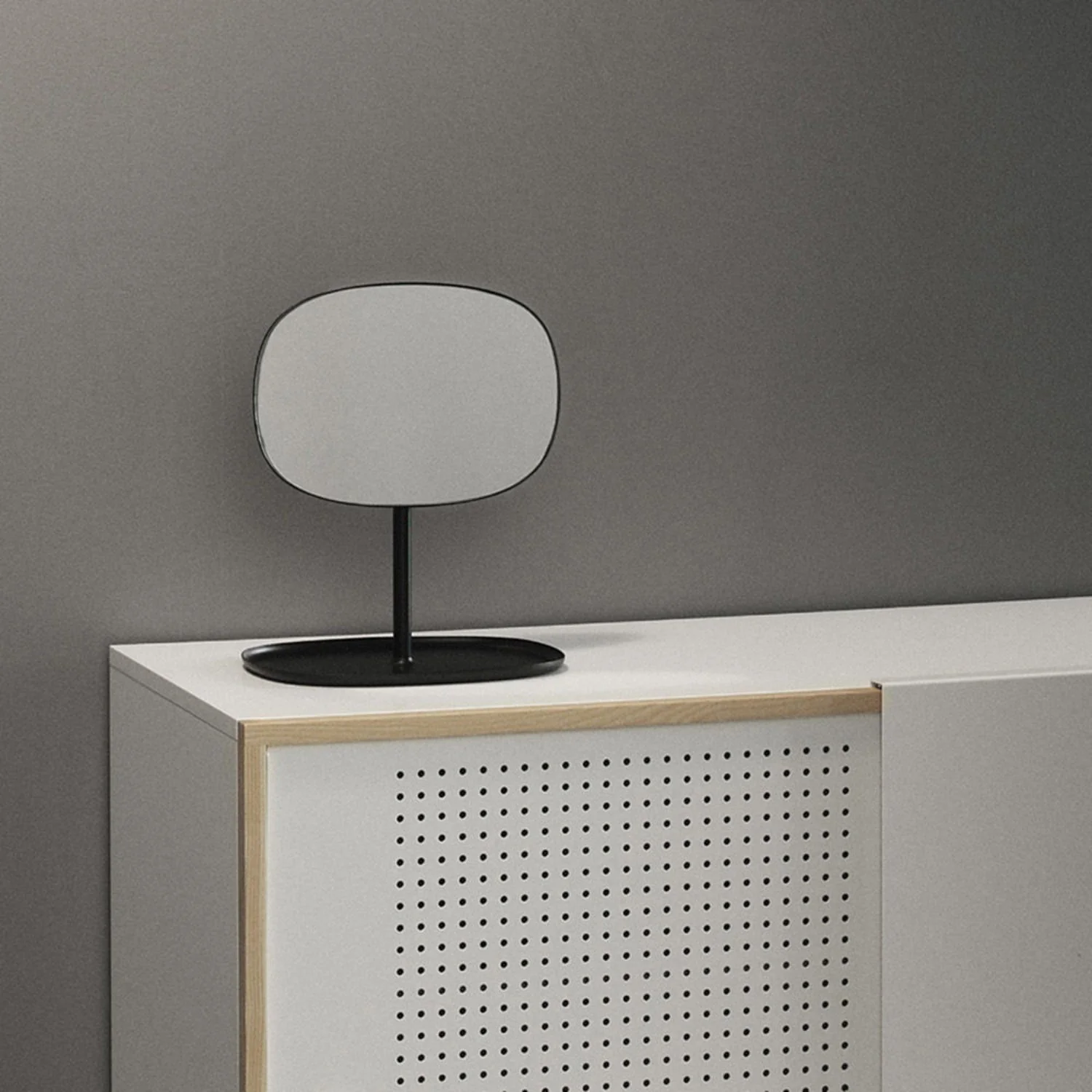 normann copenhagen | flip table mirror | black - Image 5