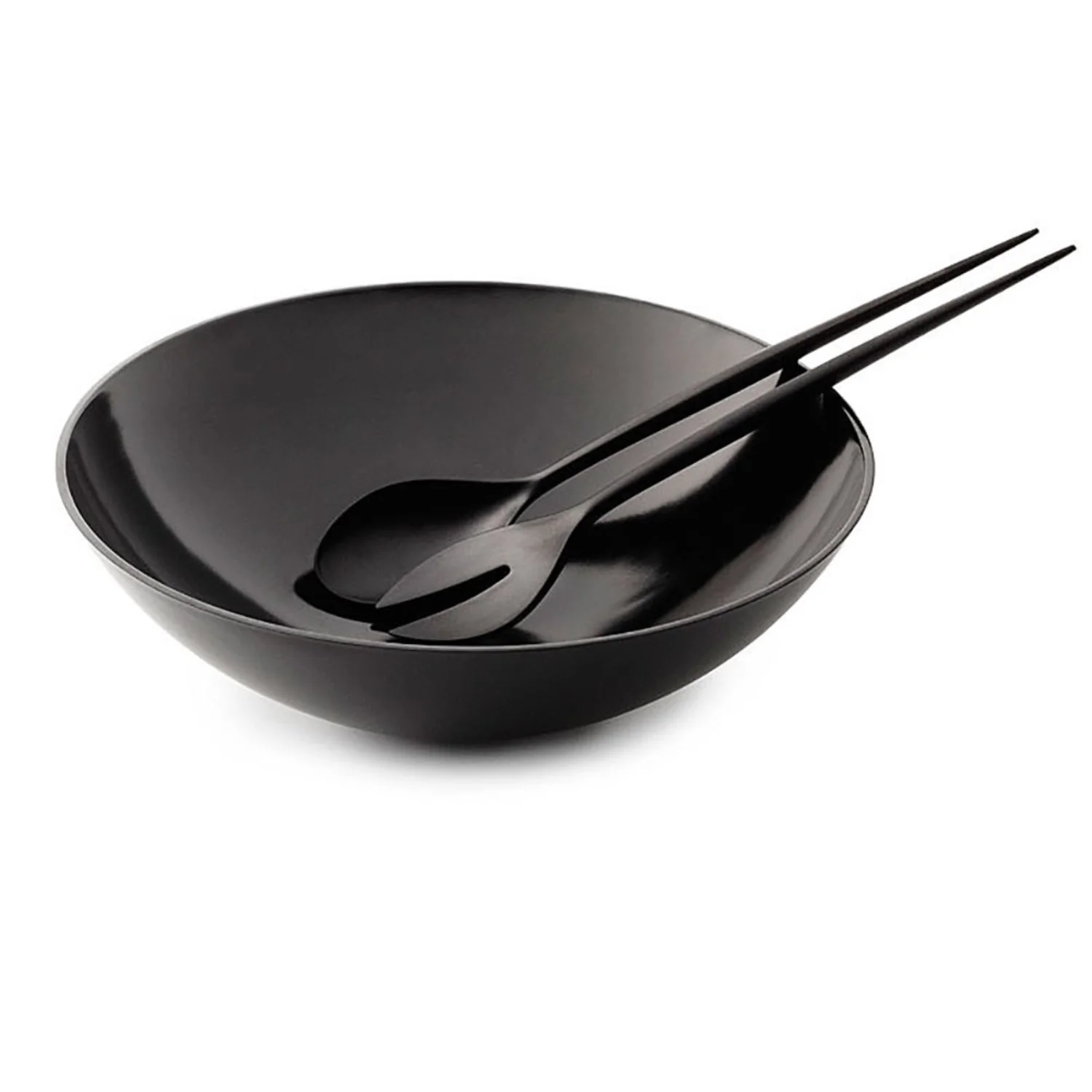 normann copenhagen | krenit salad servers | black ~ DC - Image 2