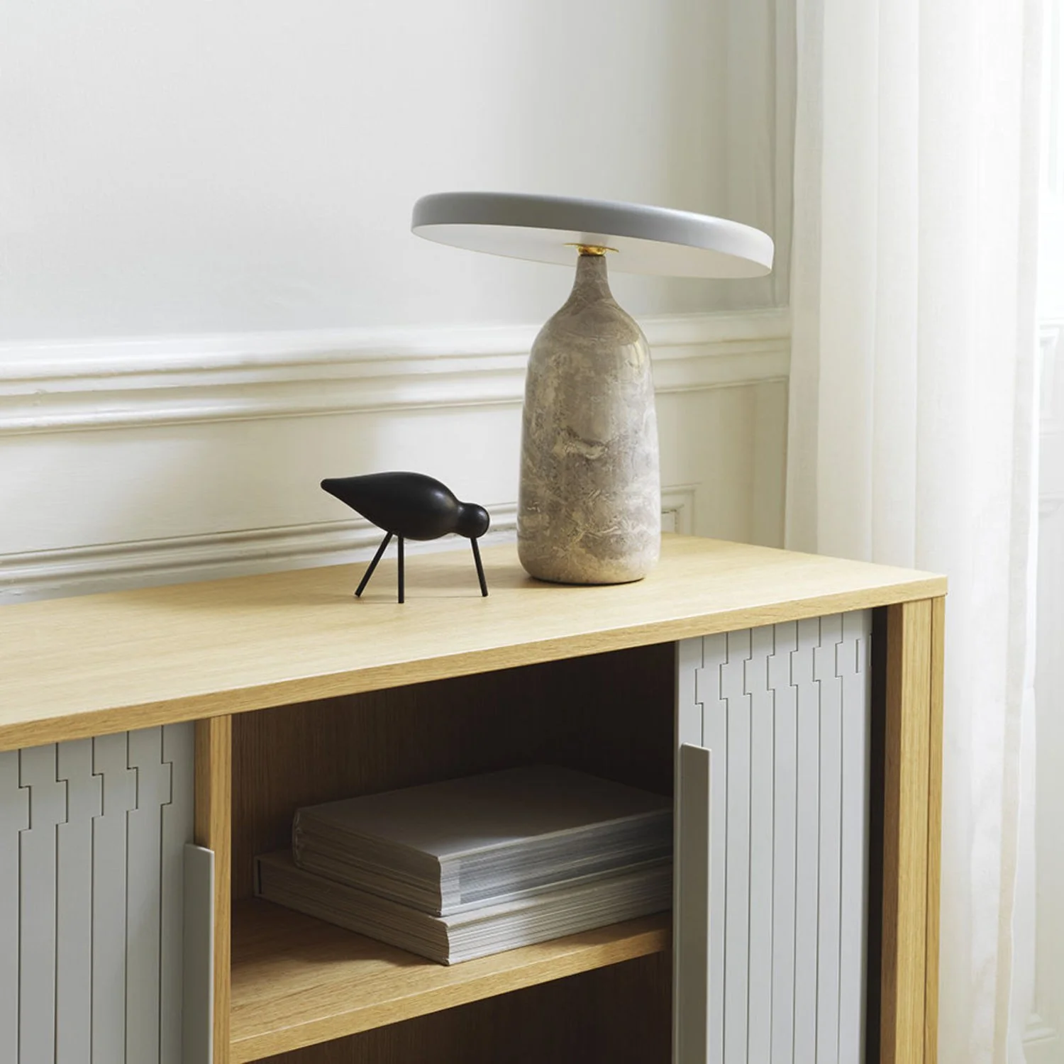 normann copenhagen | shorebird | black + black | medium - Image 6