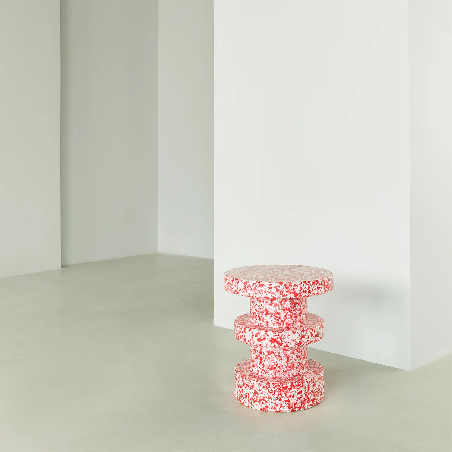 normann copenhagen | bit stool stack | red - Image 2