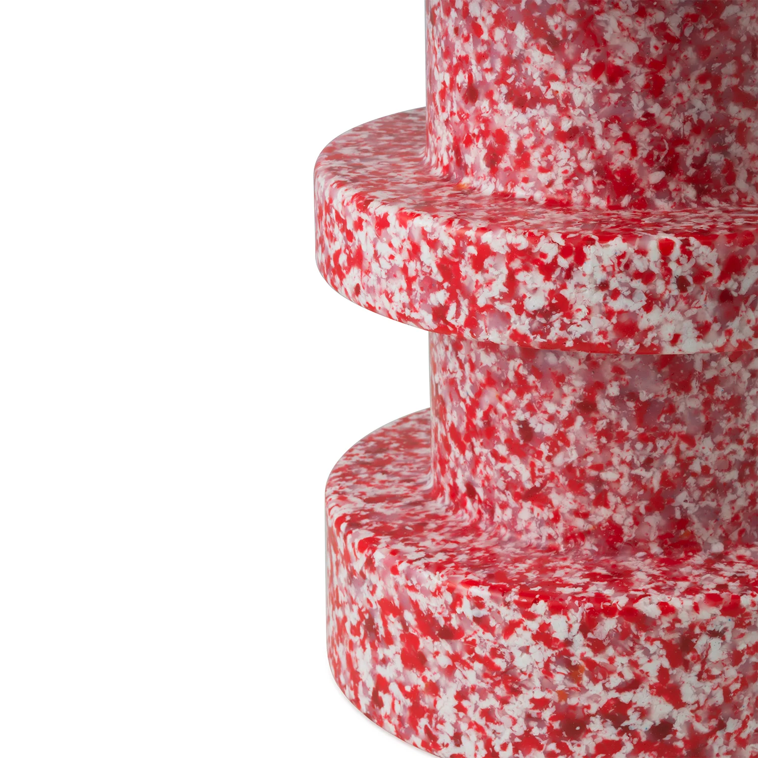 normann copenhagen | bit stool stack | red - Image 3