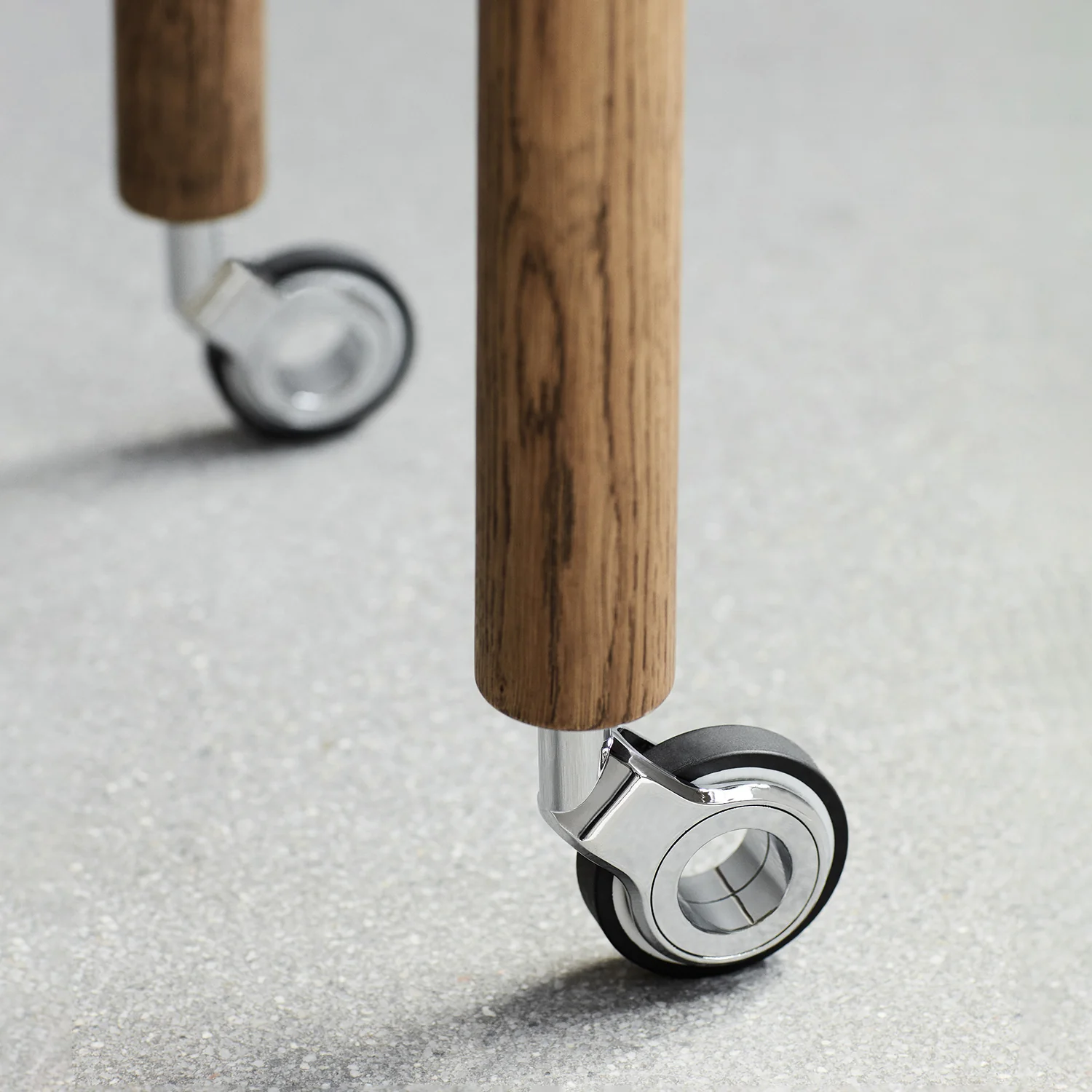 northern | loud bar cabinet | smoked oak + aluminium front - Image 6