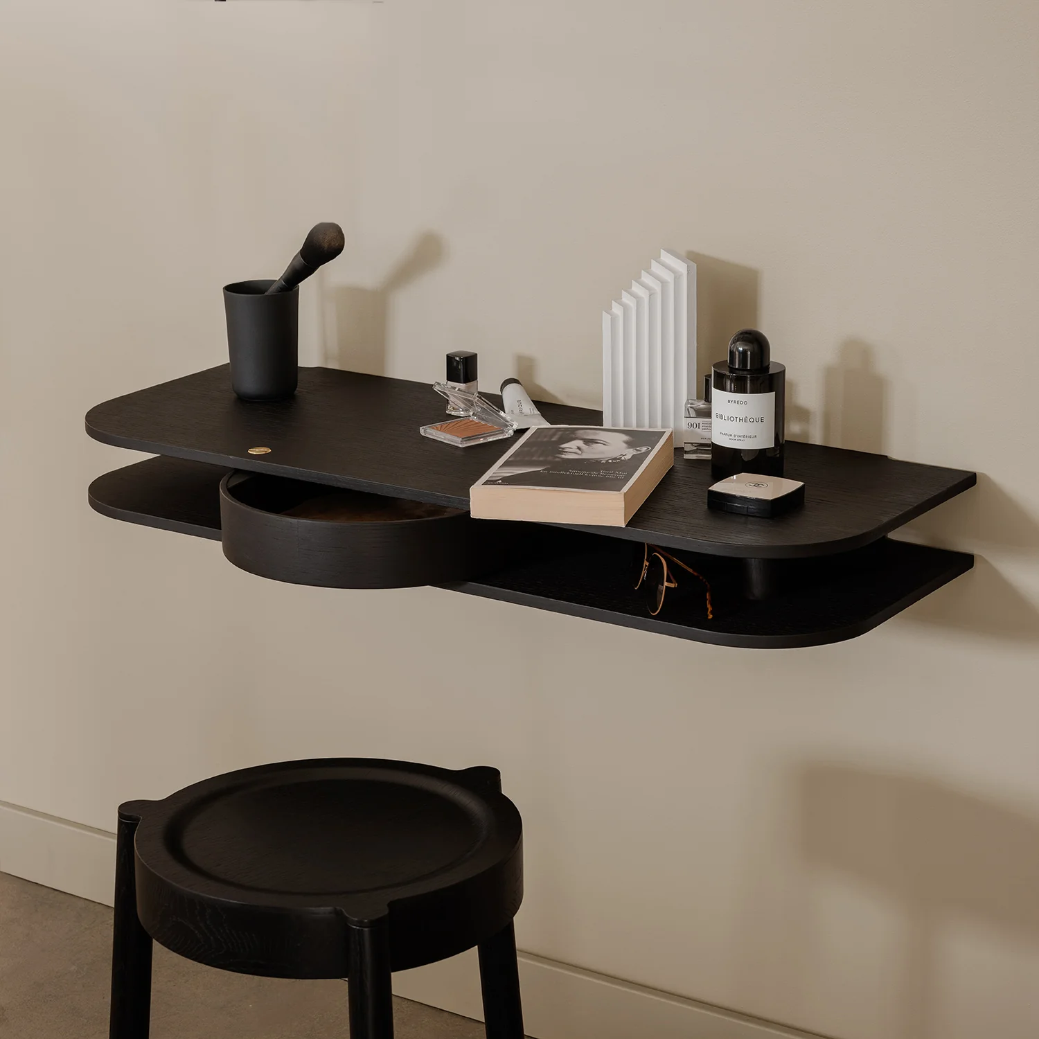 northern | valet wall console | black painted oak - Image 2