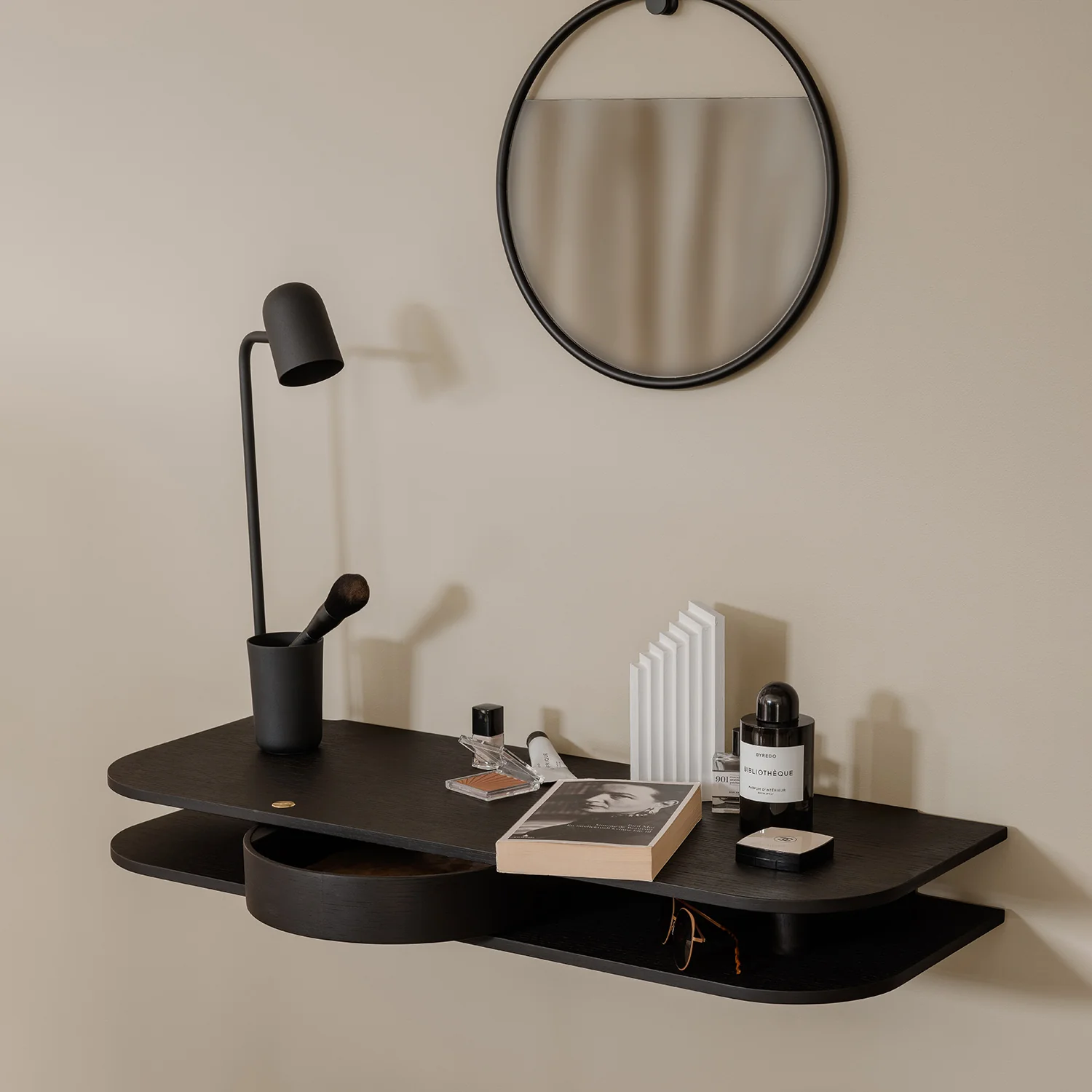 northern | valet wall console | black painted oak - Image 4