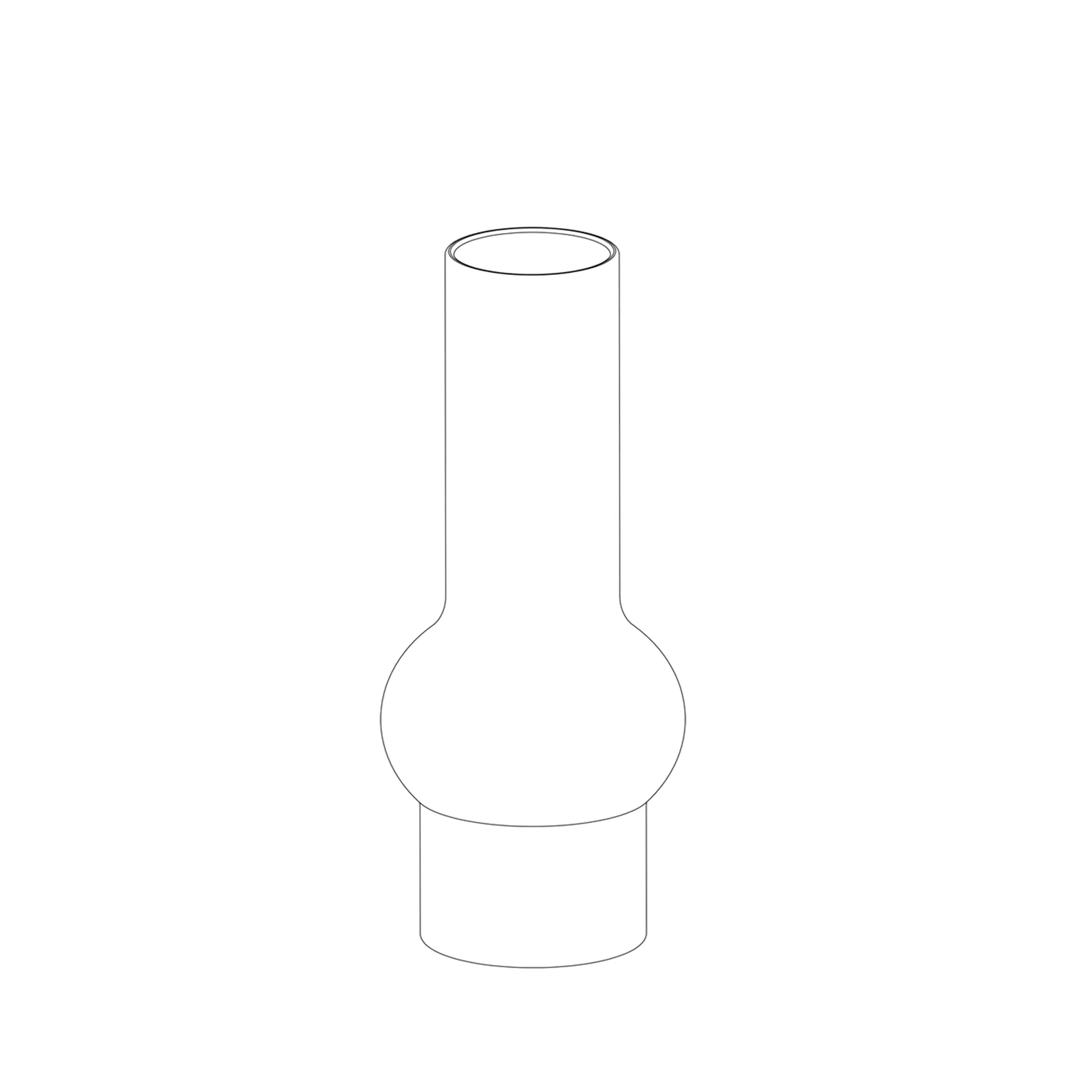 PARTS: stelton | em chimney for 1001 lamp