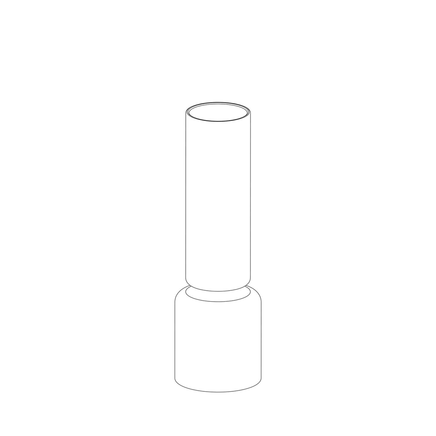 PARTS: stelton | em chimney for 1002, 1003, 1004, 1008 lamp
