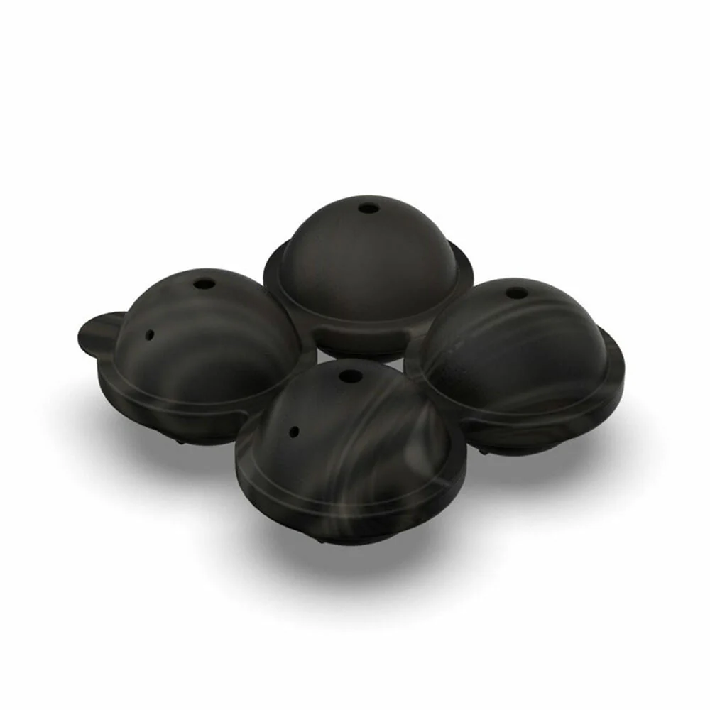 peak | sphere ice mold tray | marble black - Image 4