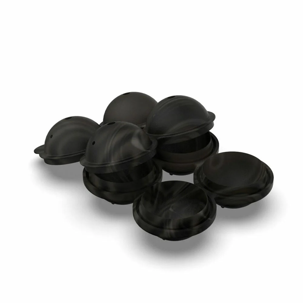 peak | sphere ice mold tray | marble black - Image 5