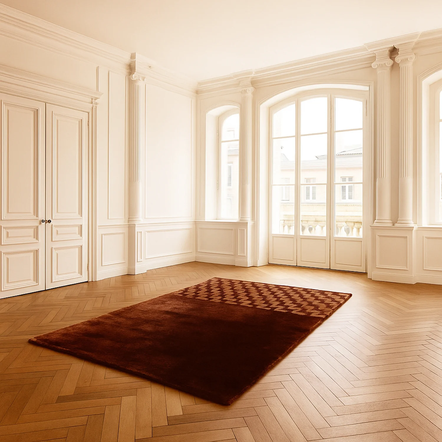 rolf benz | tela rug 170x240cm | red brown 452 - Image 4