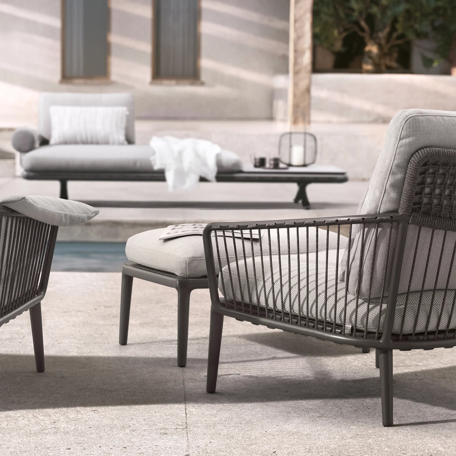rolf benz | yoko 271 outdoor armchair | bianco - Image 3