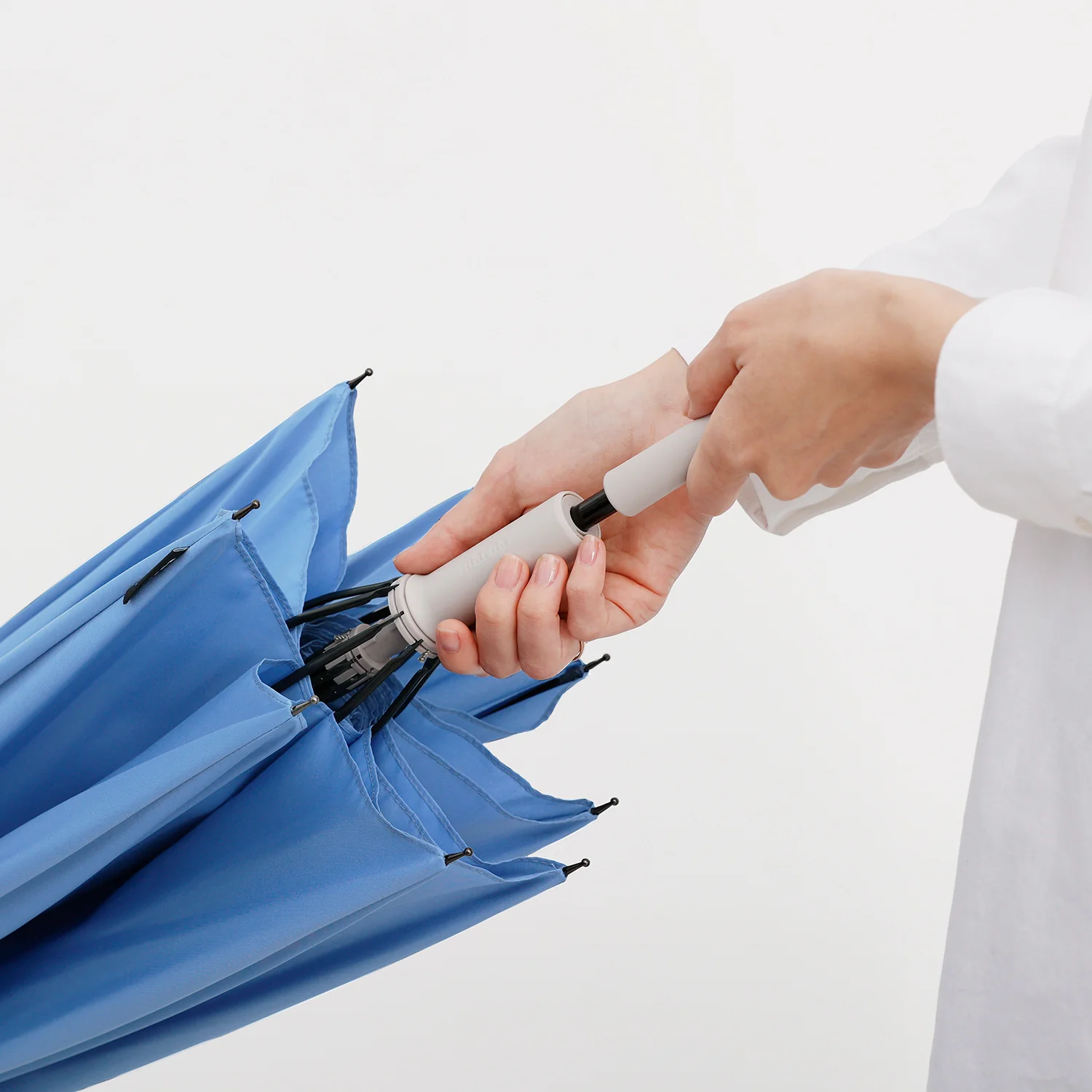 shupatto | belt-free umbrella 58cm | azure blue - Image 13