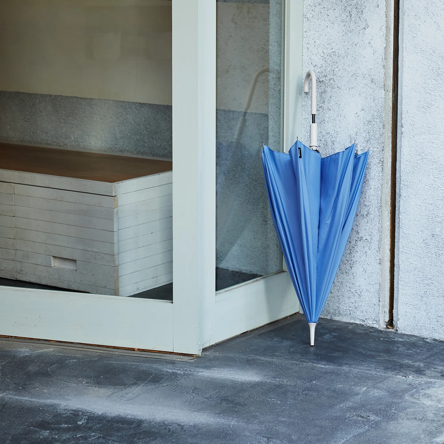 shupatto | belt-free umbrella 58cm | azure blue - Image 5