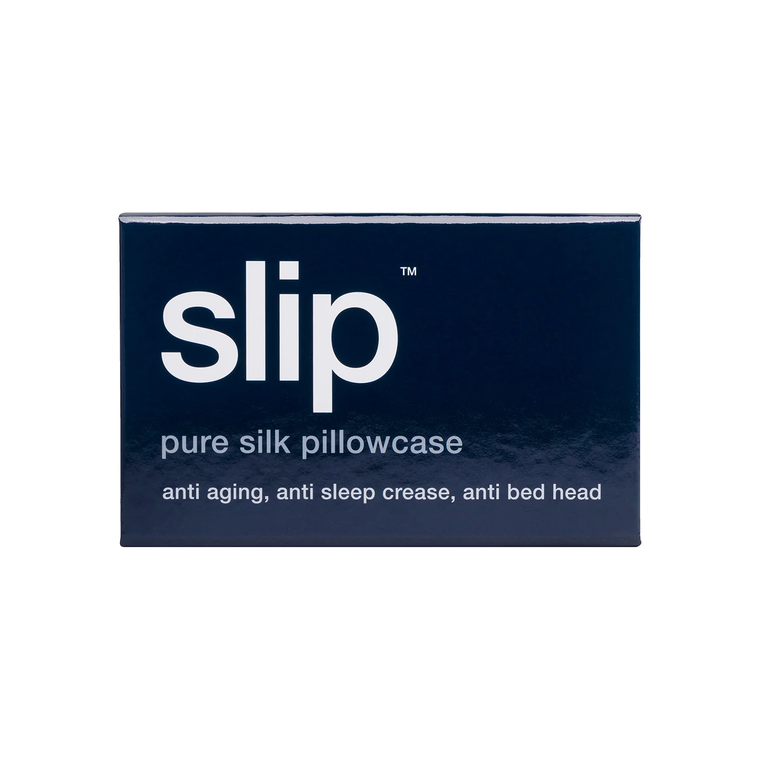 slip | silk queen zippered pillowcase | navy - Image 7