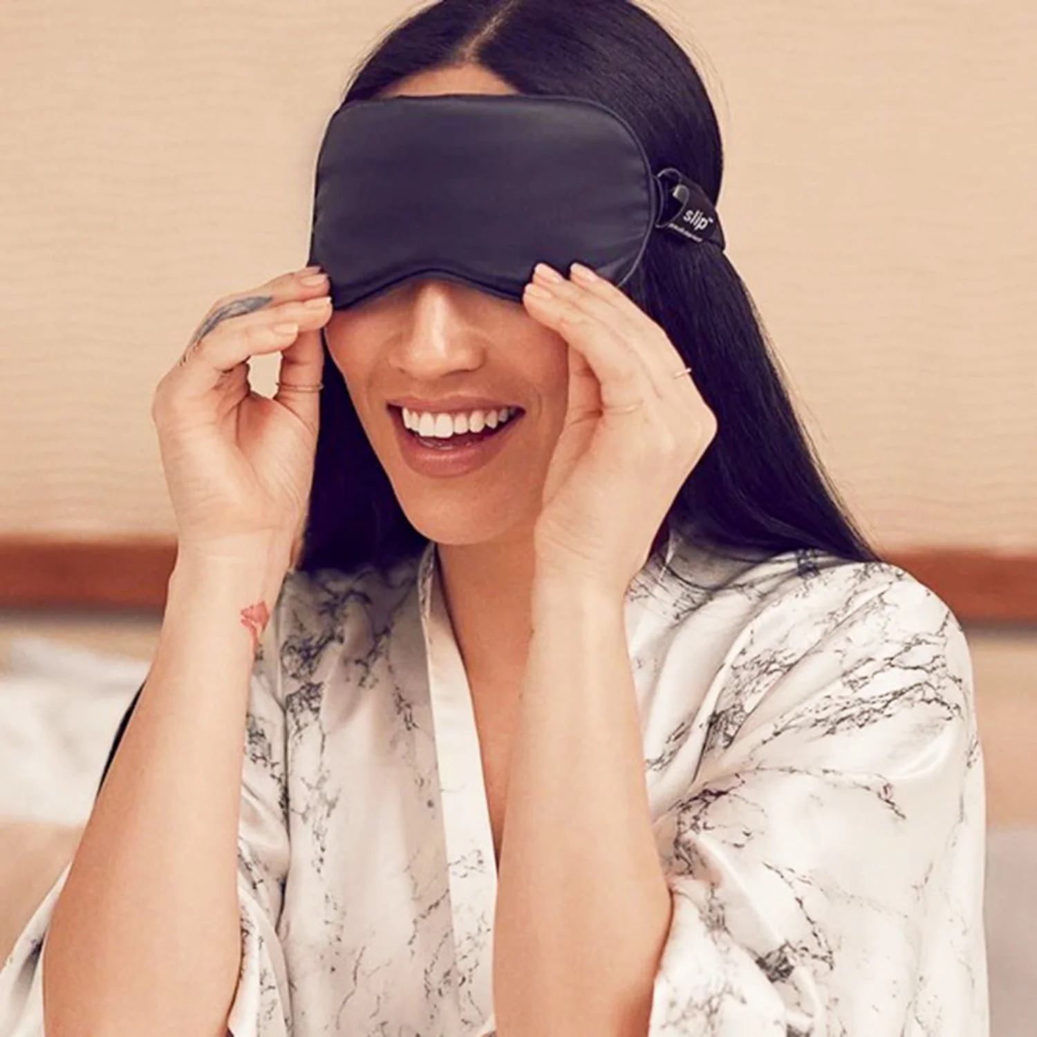 slip | silk sleep mask | black - Image 6