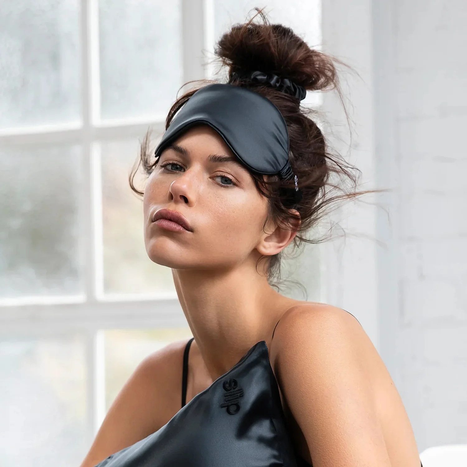 slip | silk sleep mask | black - Image 7