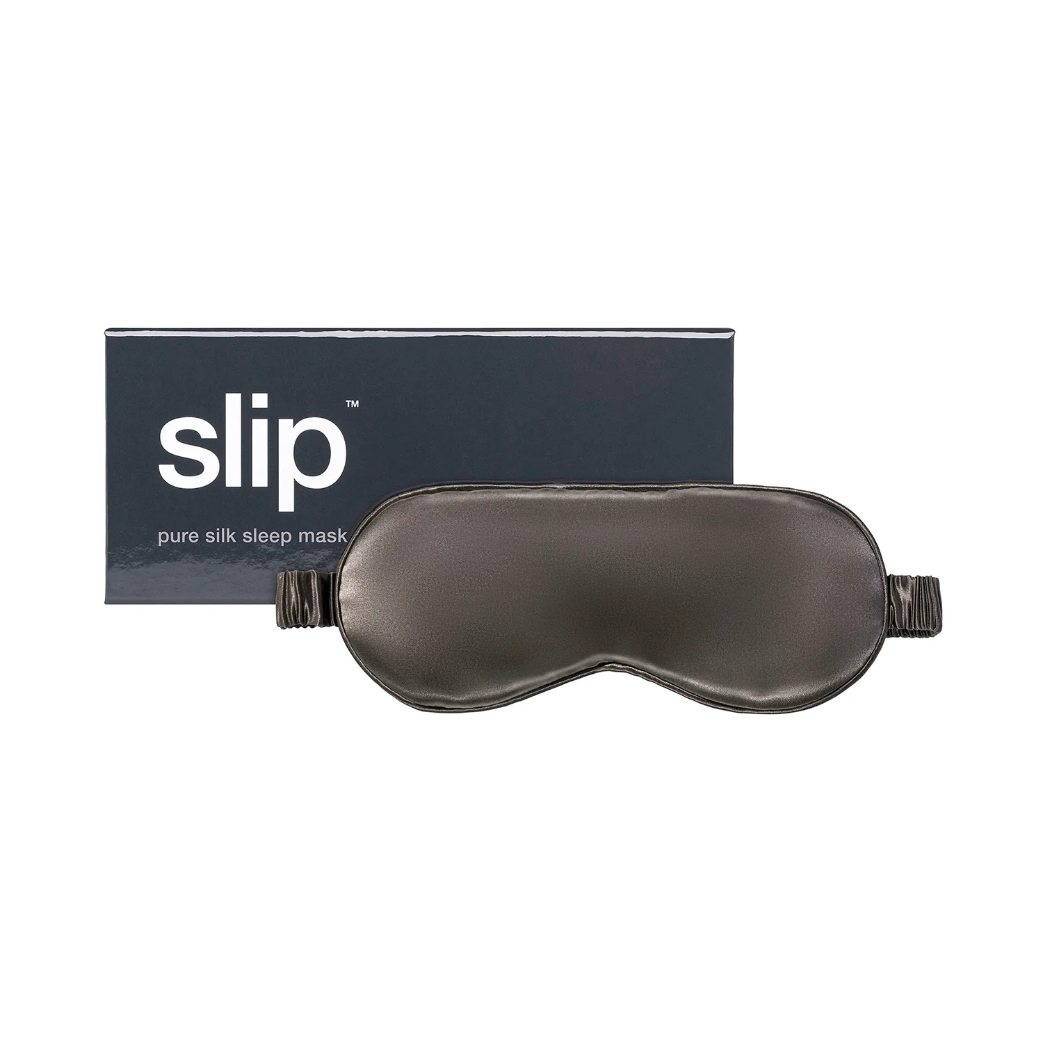 slip | silk sleep mask | charcoal - Image 4