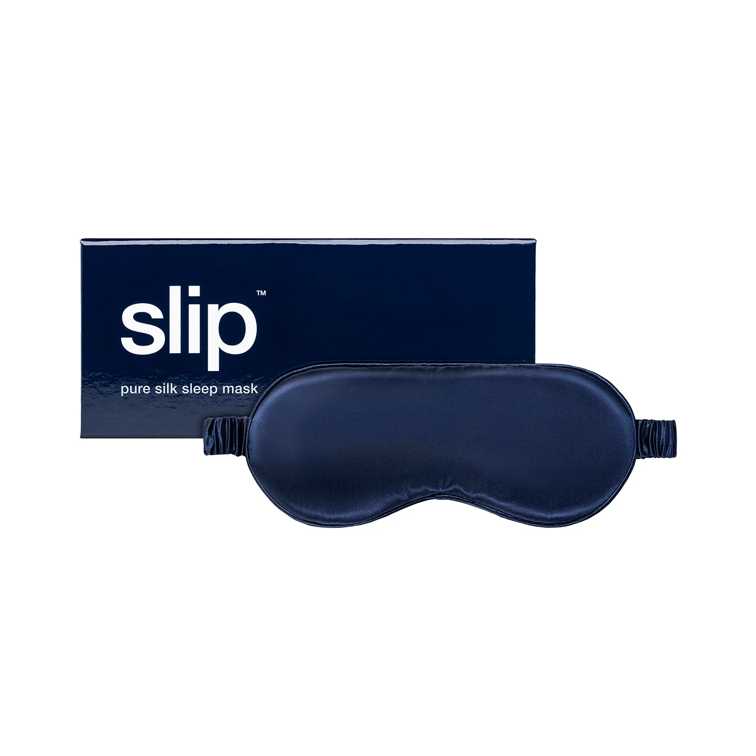 slip | silk sleep mask | navy - Image 4