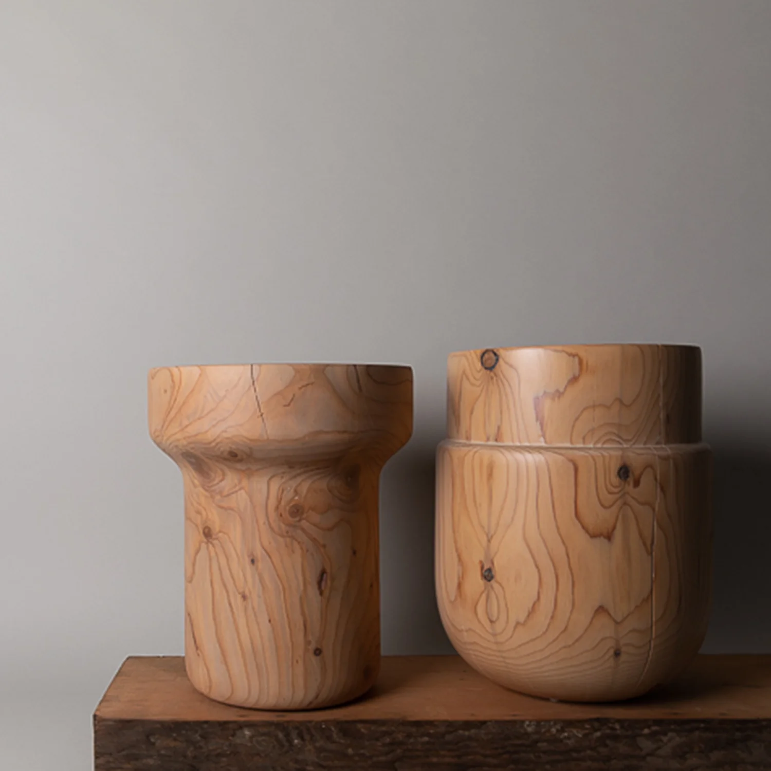 studio nikco | wooden stool / side table | cork small - Image 4