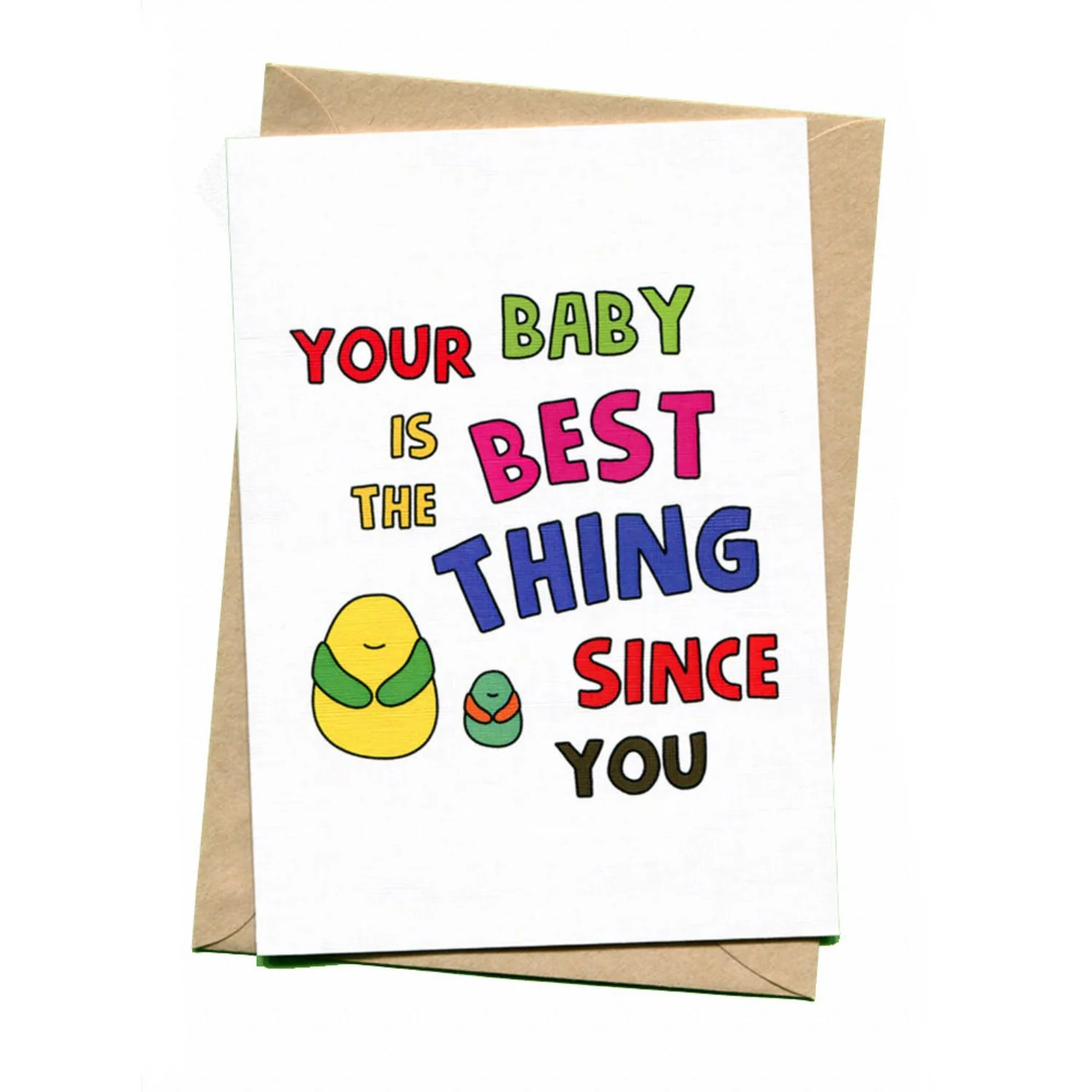 things by bean | greeting card | your baby is the best thing - LC
