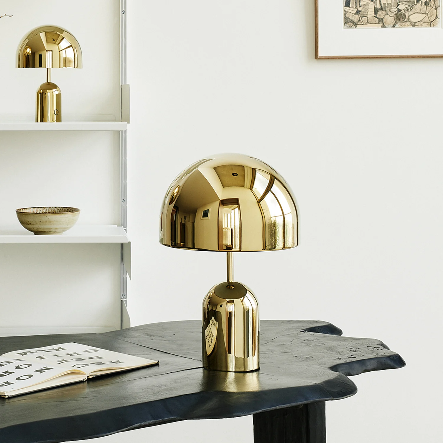 tom dixon | bell table lamp | gold - Image 2
