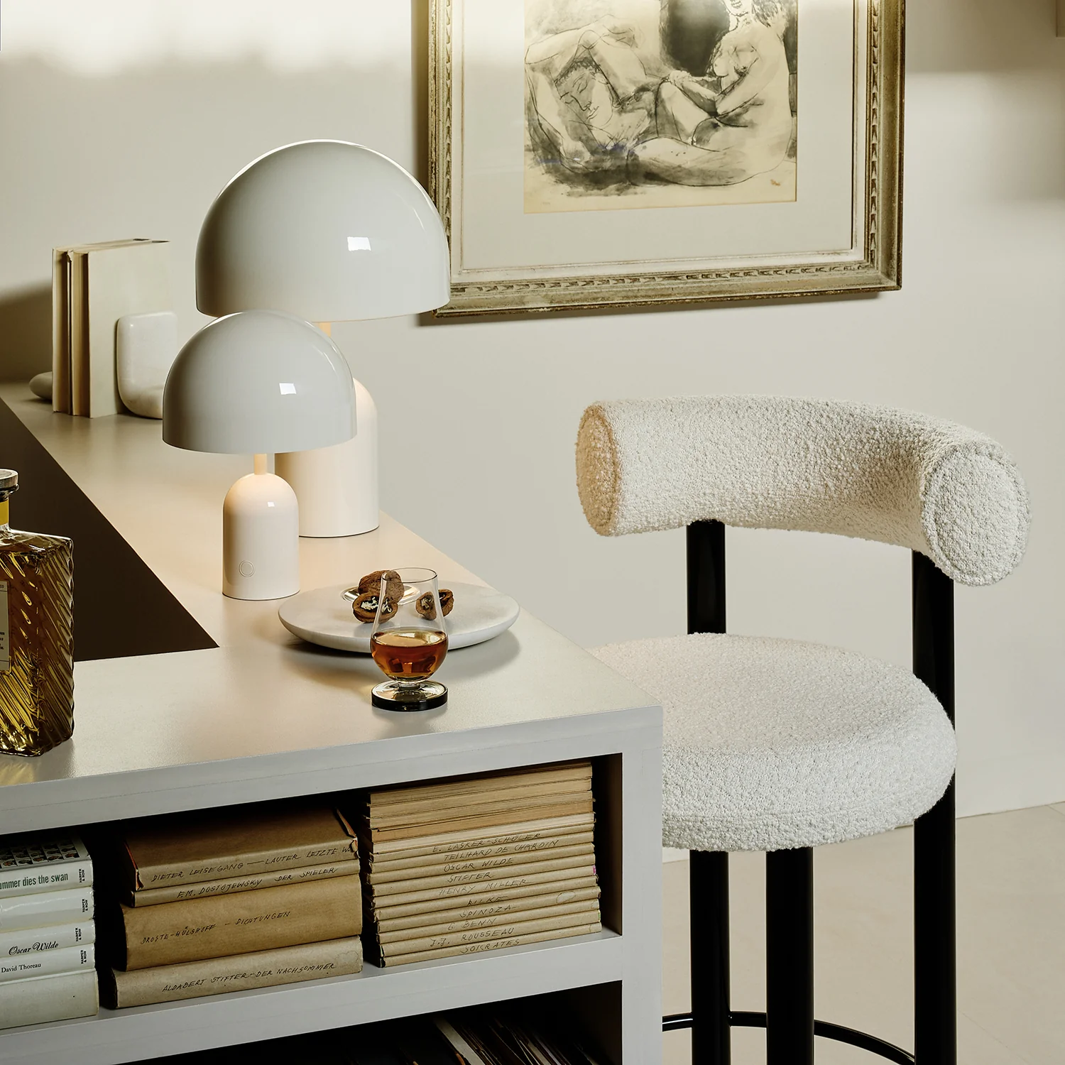 tom dixon | bell table lamp | white - Image 7