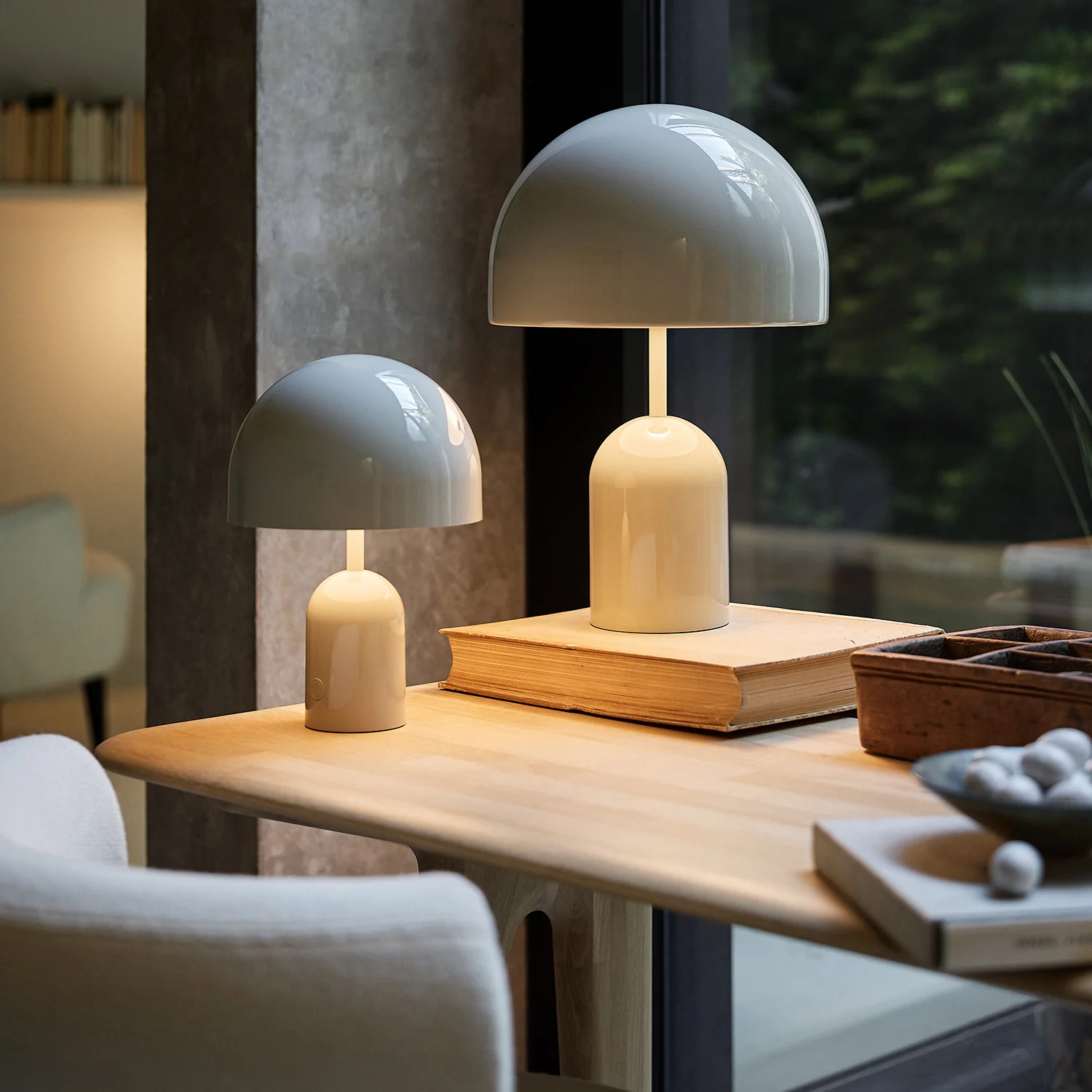 tom dixon | bell table lamp | white - Image 8