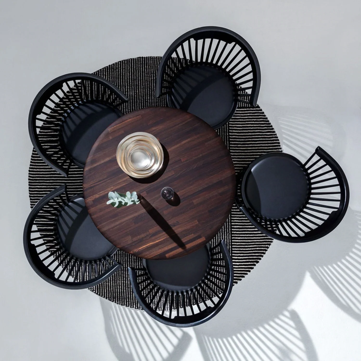 tom dixon | fan dining chair | black - Image 12