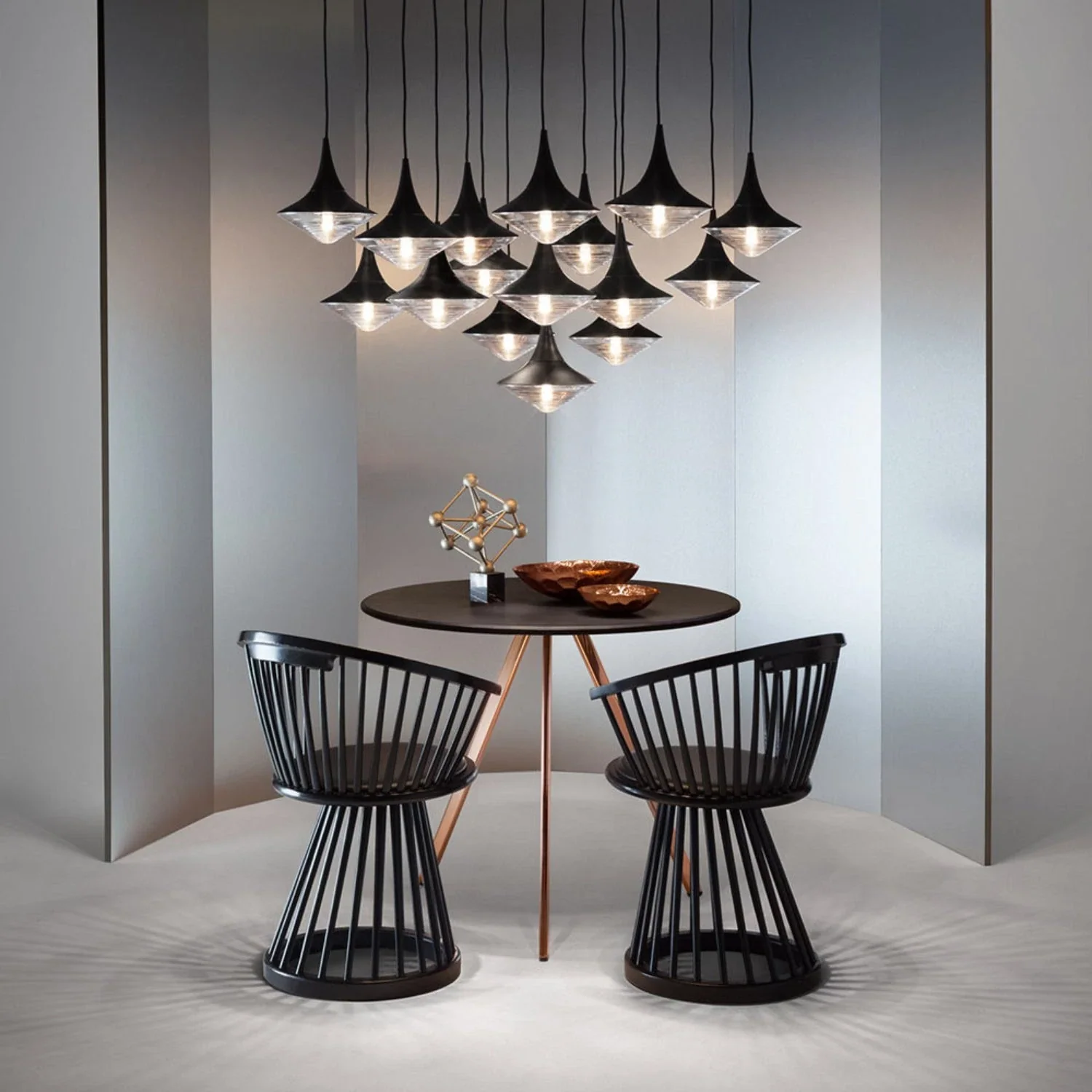tom dixon | fan dining chair | black - Image 14