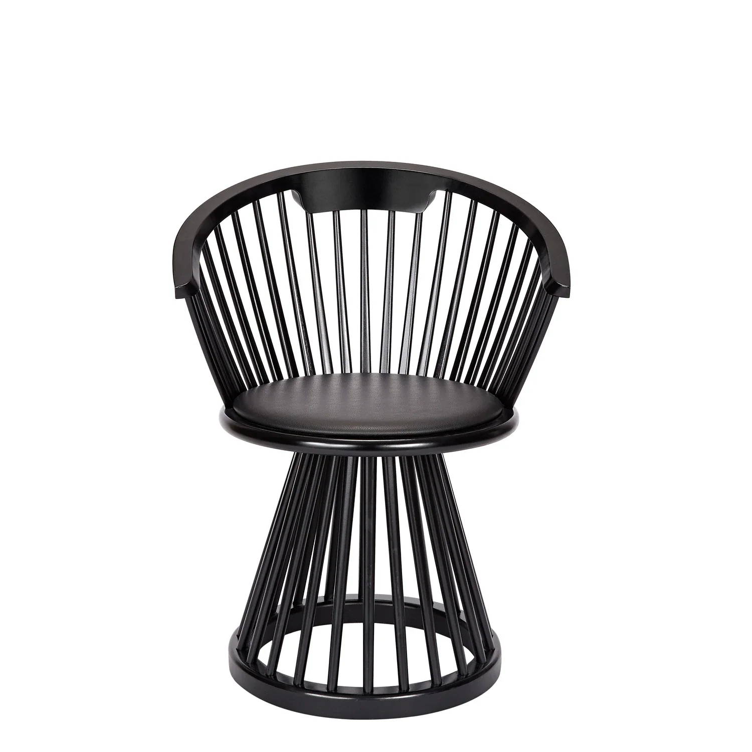 tom dixon | fan dining chair | black - Image 17