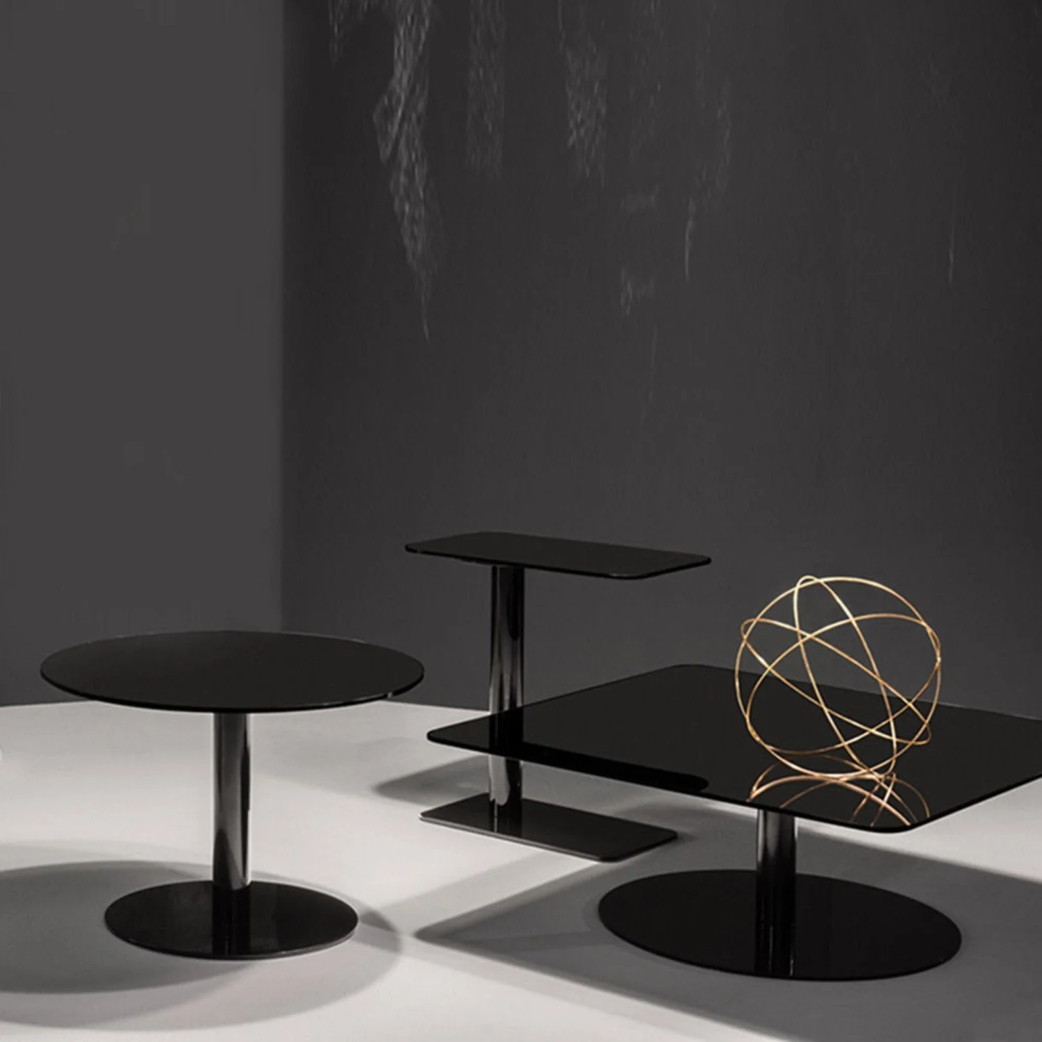 tom dixon | flash table square | black - Image 2