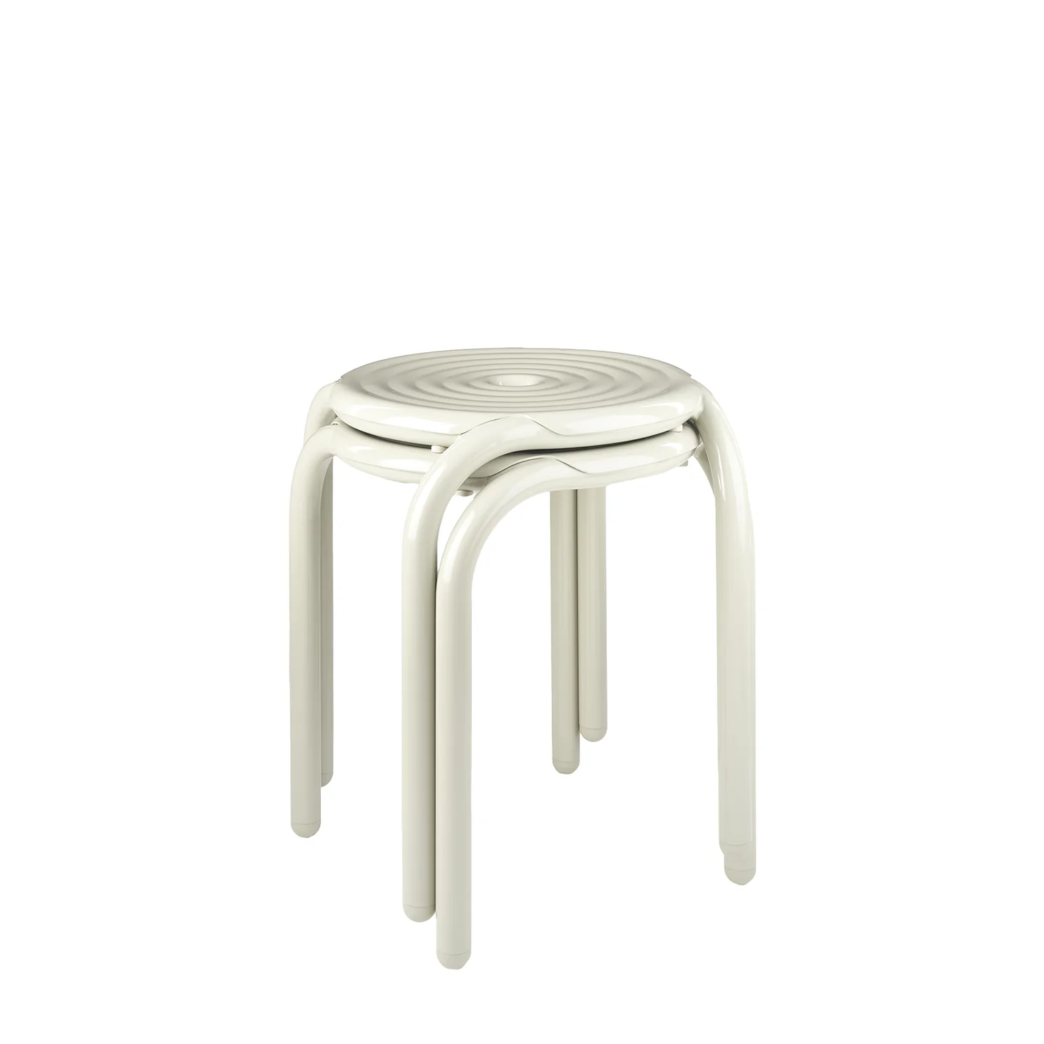 tom dixon | groove outdoor stool | putty - Image 3