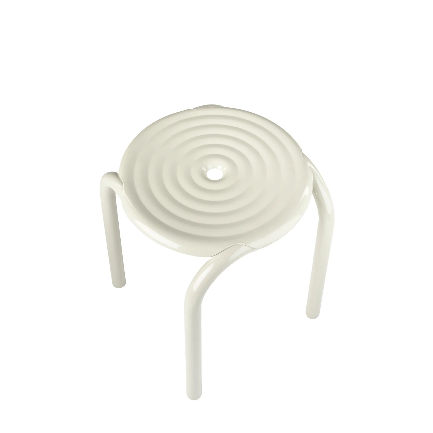 tom dixon | groove outdoor stool | putty - Image 5