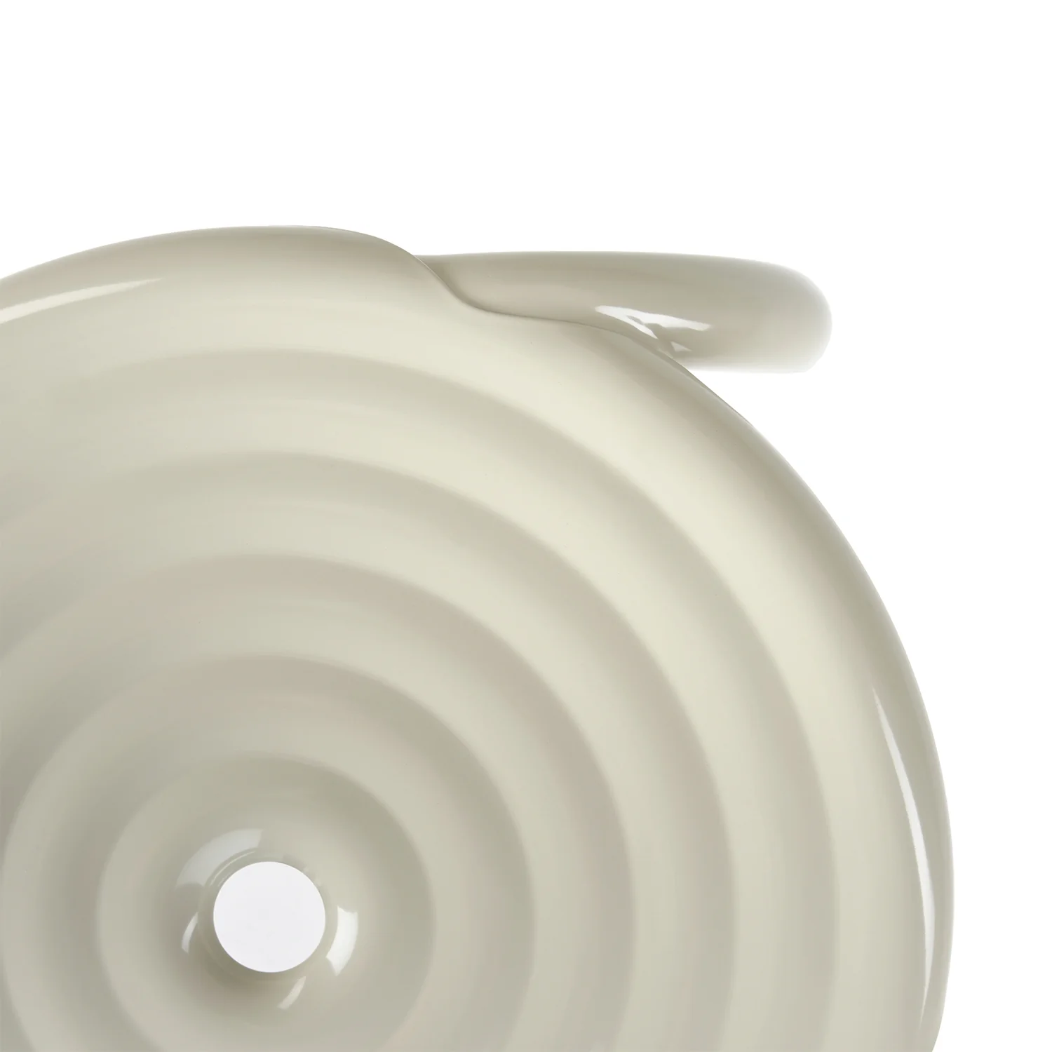 tom dixon | groove outdoor stool | putty - Image 7