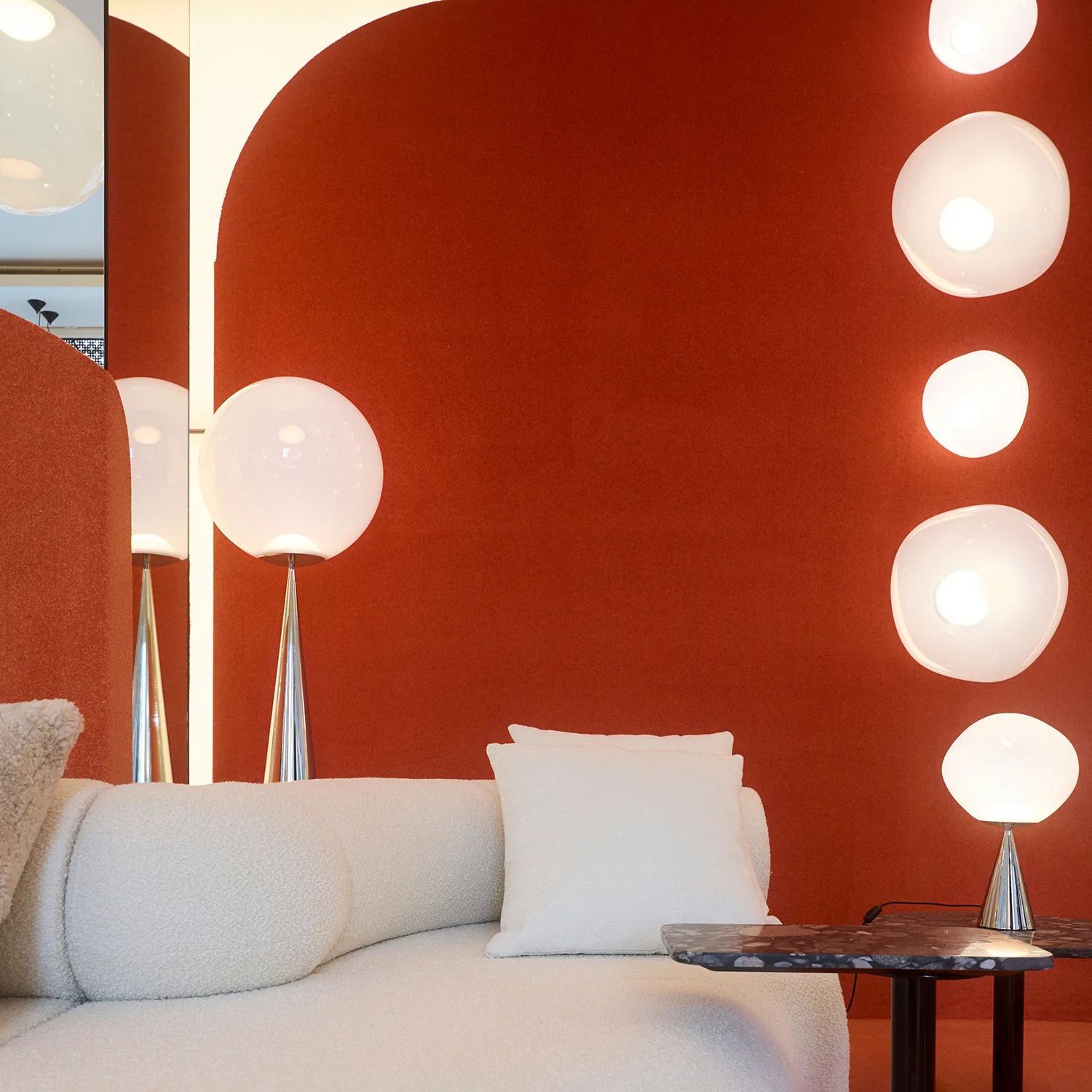 tom dixon | melt mini surface light | opal + black - Image 8