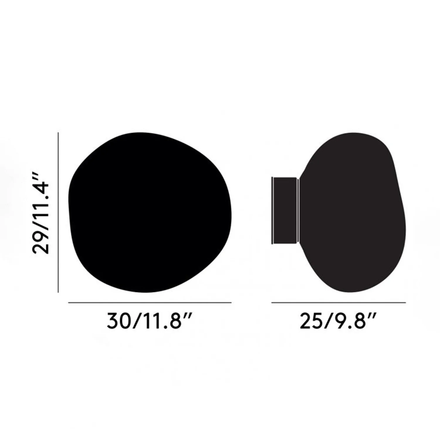 tom dixon | melt mini surface light | opal + black - Image 9