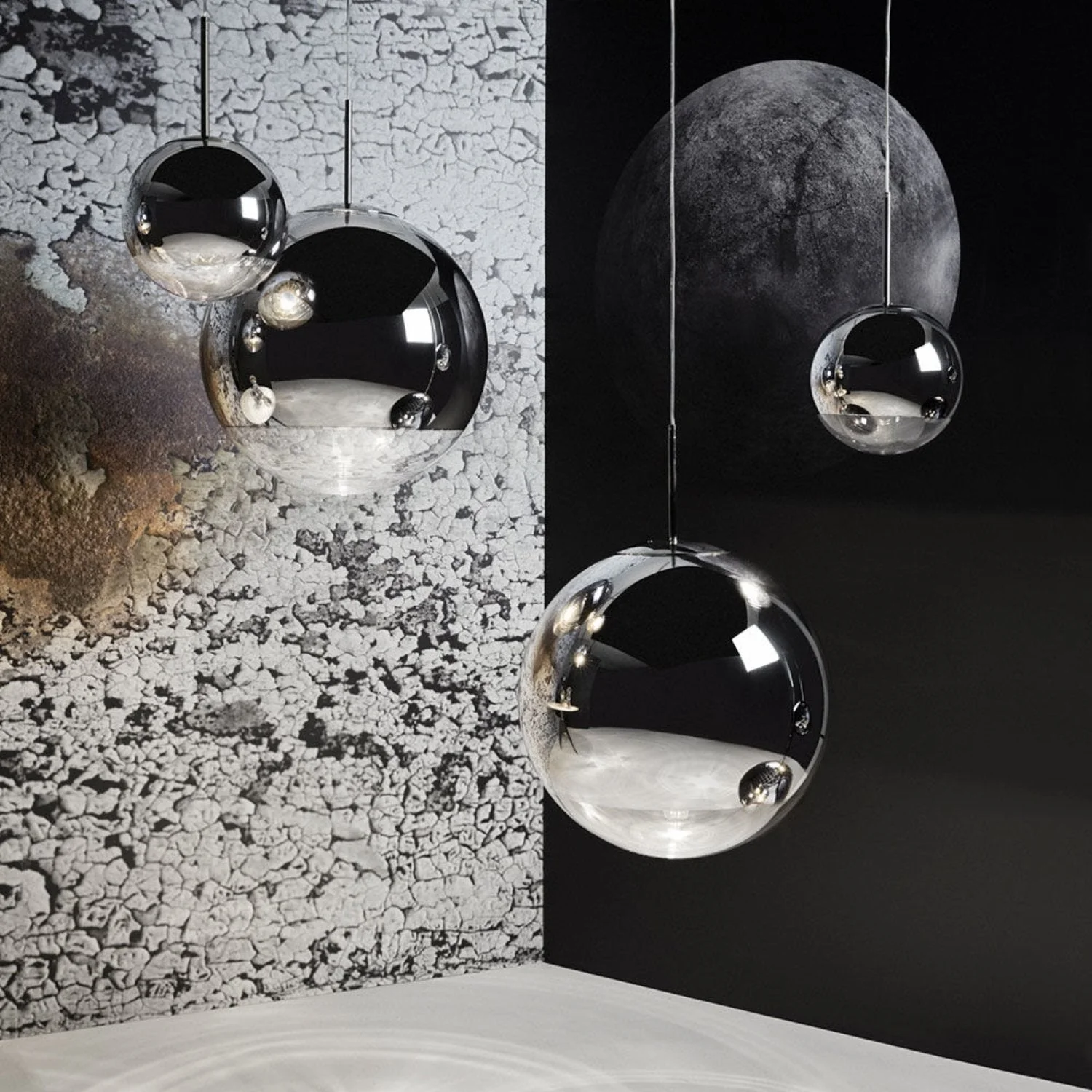 tom dixon | mirror ball pendant light | silver 50cm - V1 - Image 2