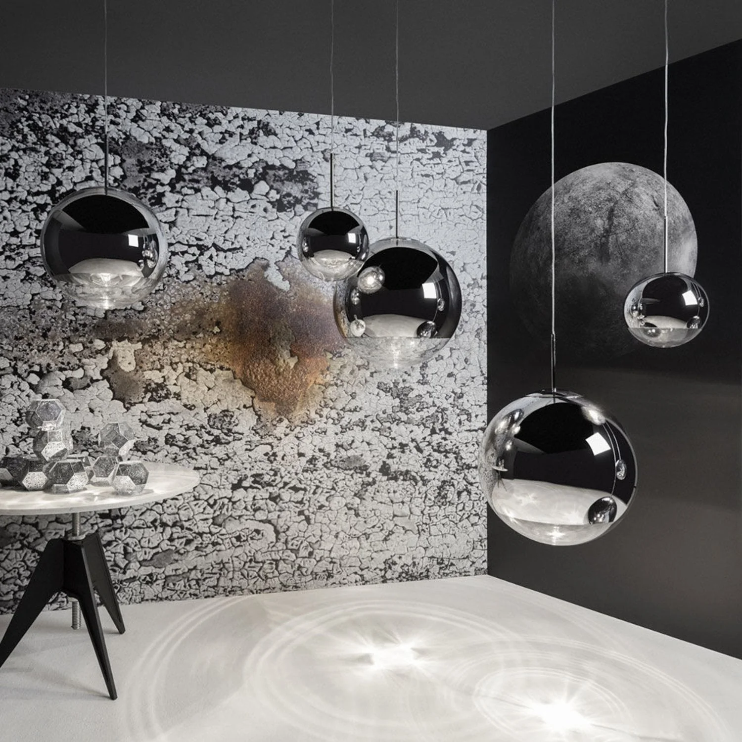 tom dixon | mirror ball pendant light | silver 50cm - V1 - Image 4
