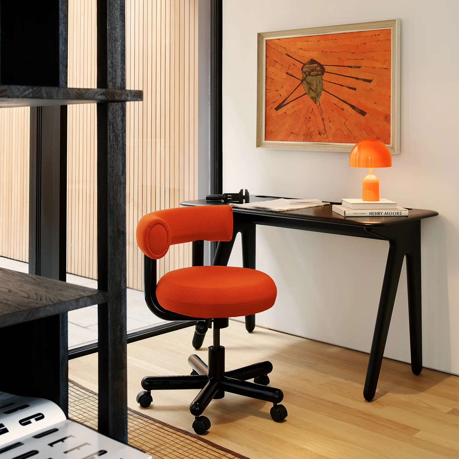 tom dixon | slab desk | black oak - Image 2