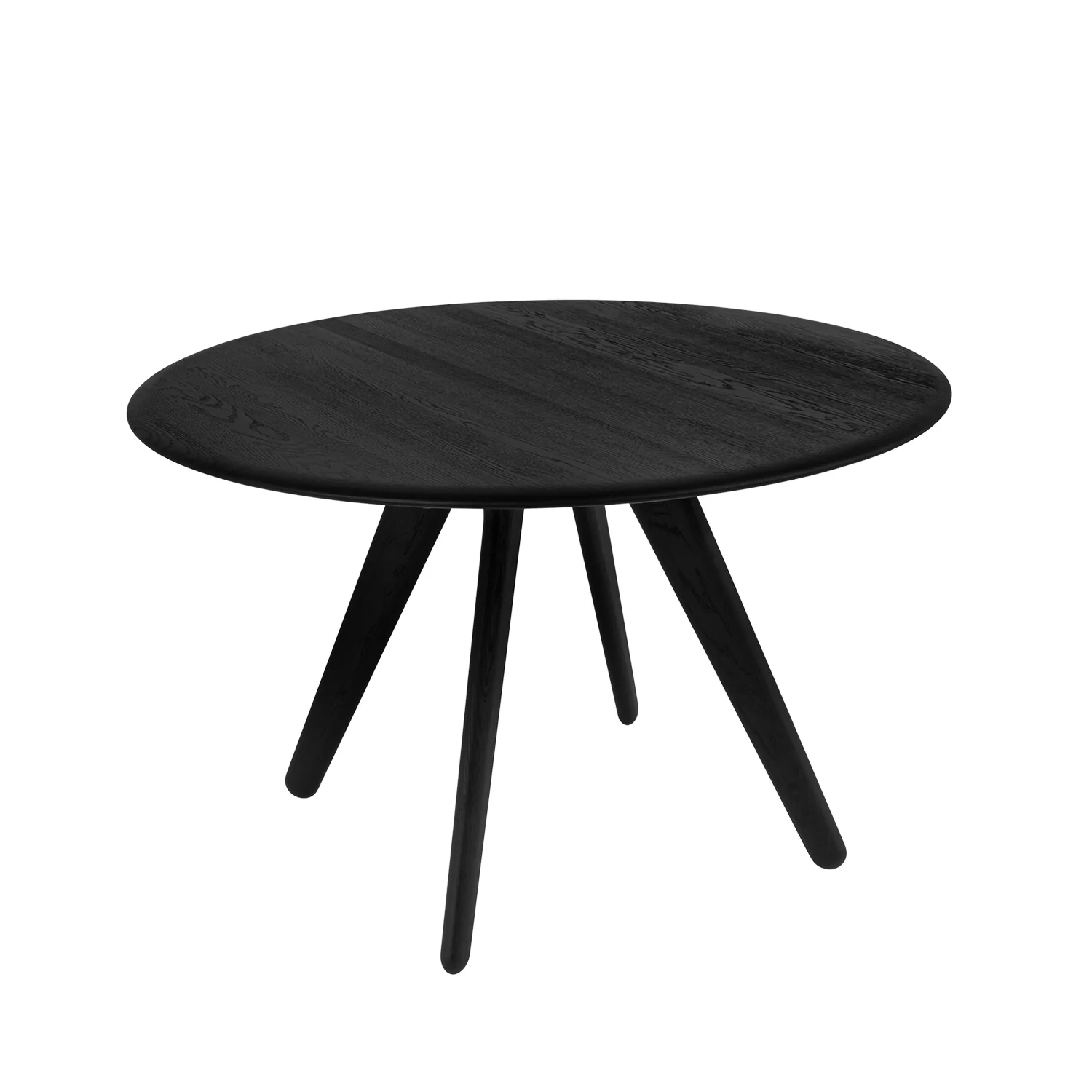tom dixon | slab table round | black oak 120cm