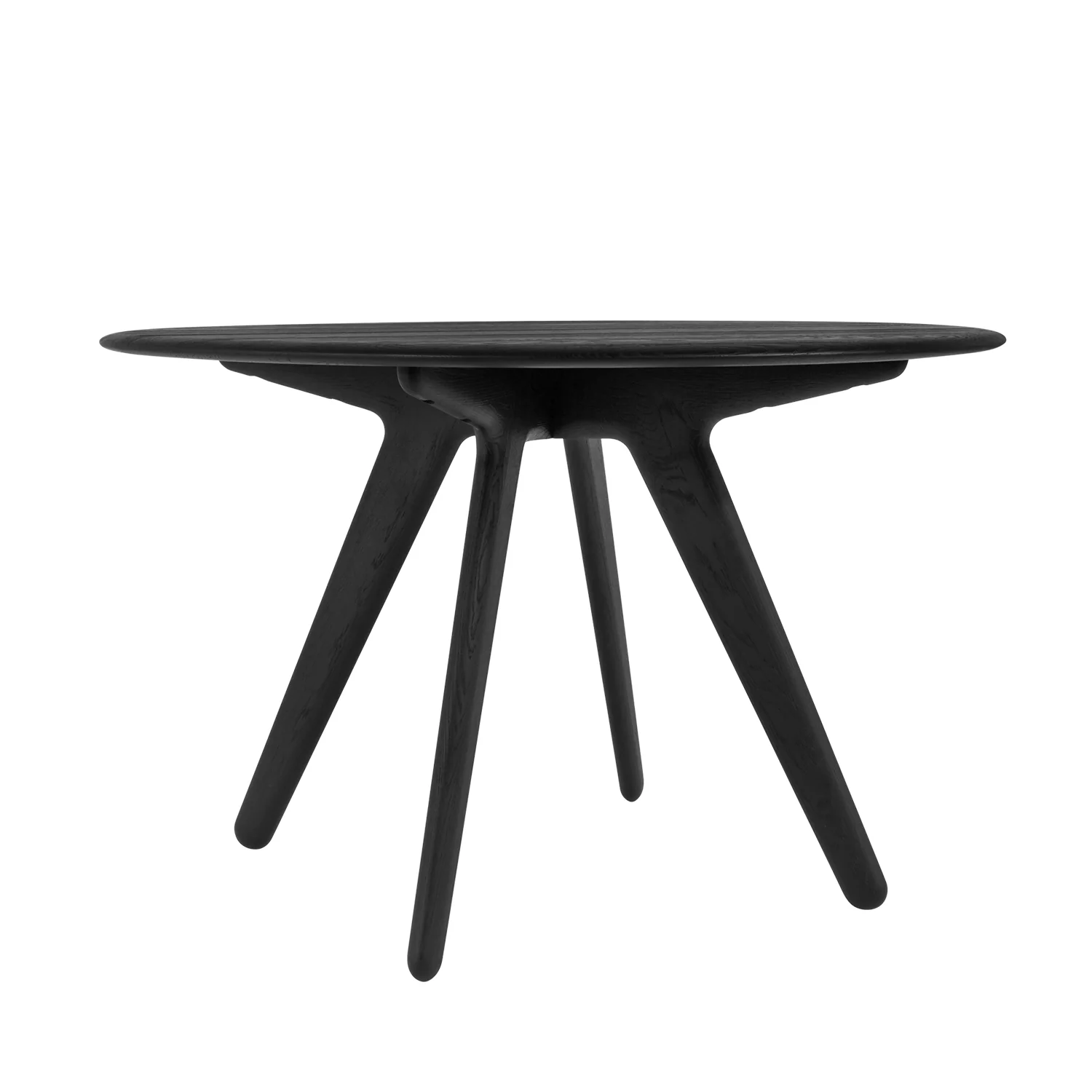 tom dixon | slab table round | black oak 120cm - Image 3