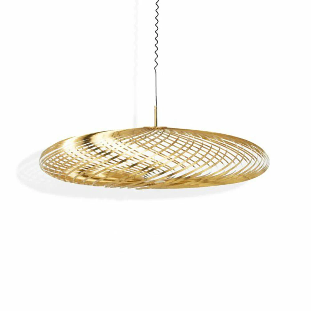 tom dixon | spring pendant light | brass large - Image 2