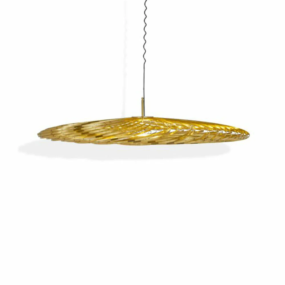 tom dixon | spring pendant light | brass large - Image 3