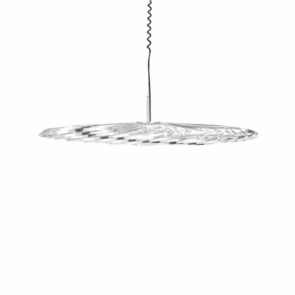 tom dixon | spring pendant light | silver medium - EX DISPLAY - Image 10