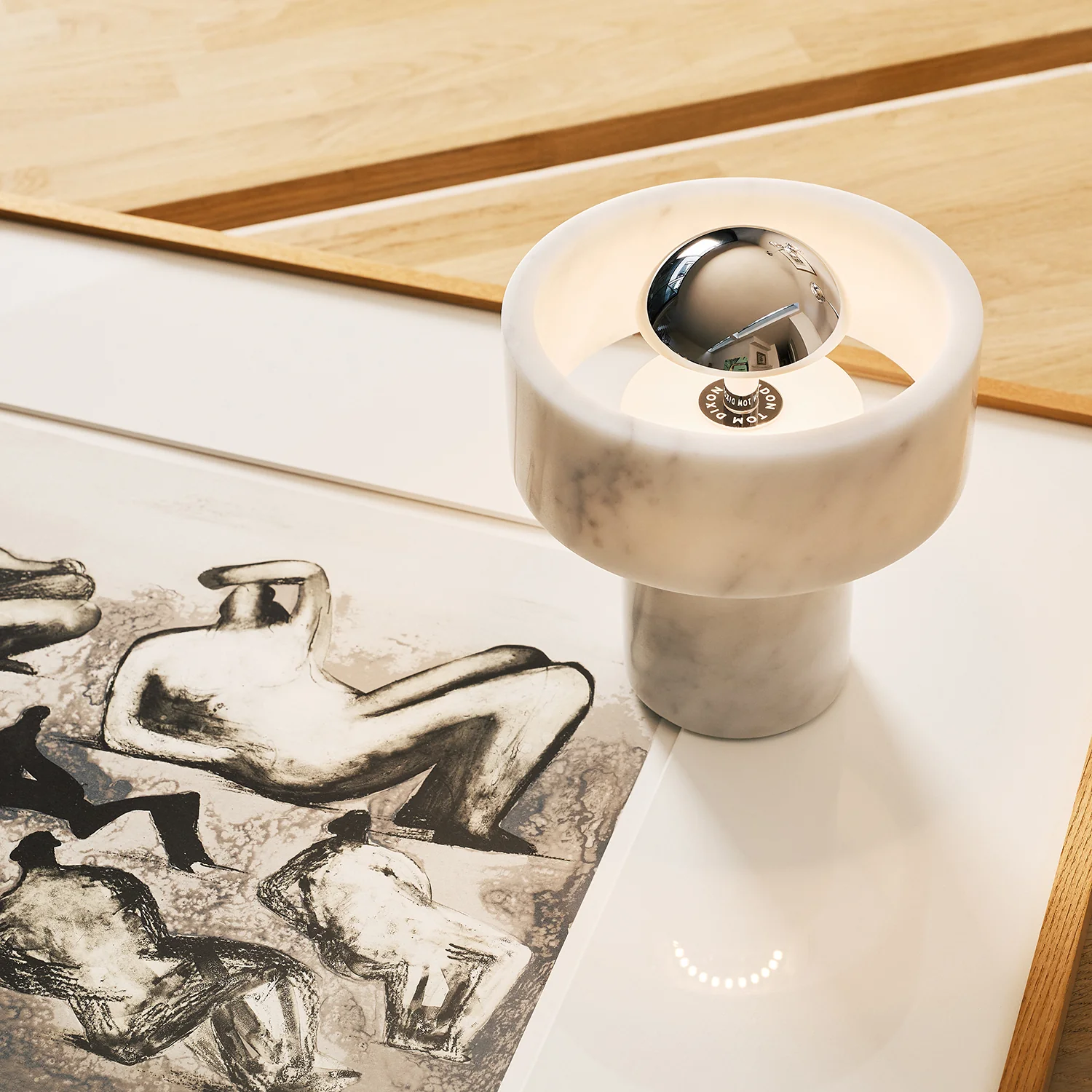 tom dixon | stone portable lamp | silver - Image 3