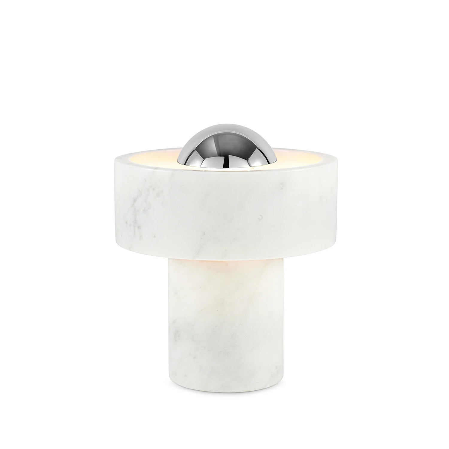 tom dixon | stone portable lamp | silver - Image 4