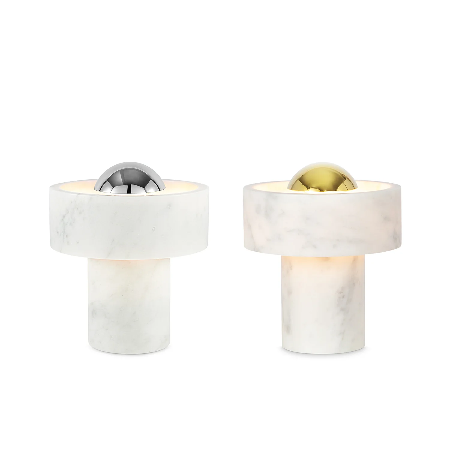 tom dixon | stone portable lamp | silver - Image 9