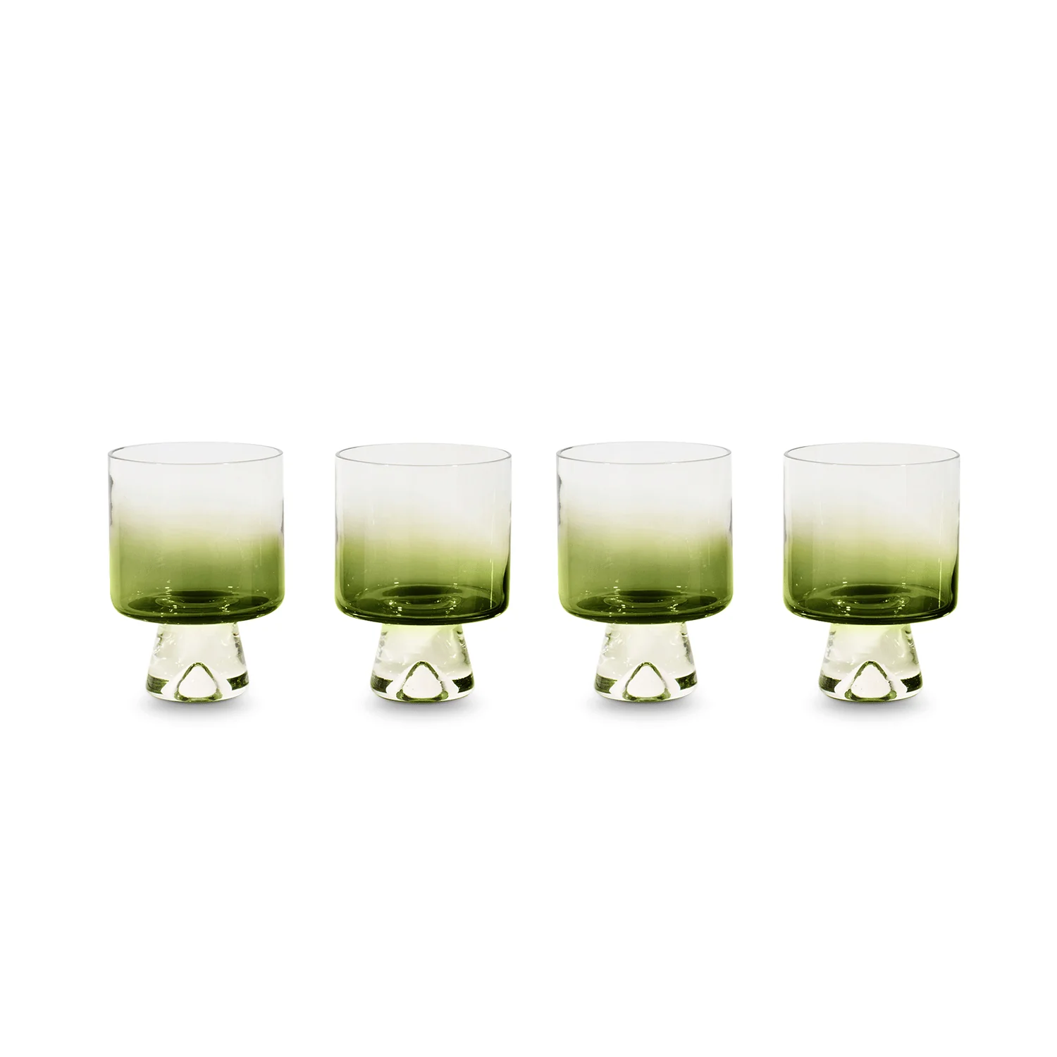 tom dixon | tank low ball glass | set of 4 | green - limited edition - Image 3