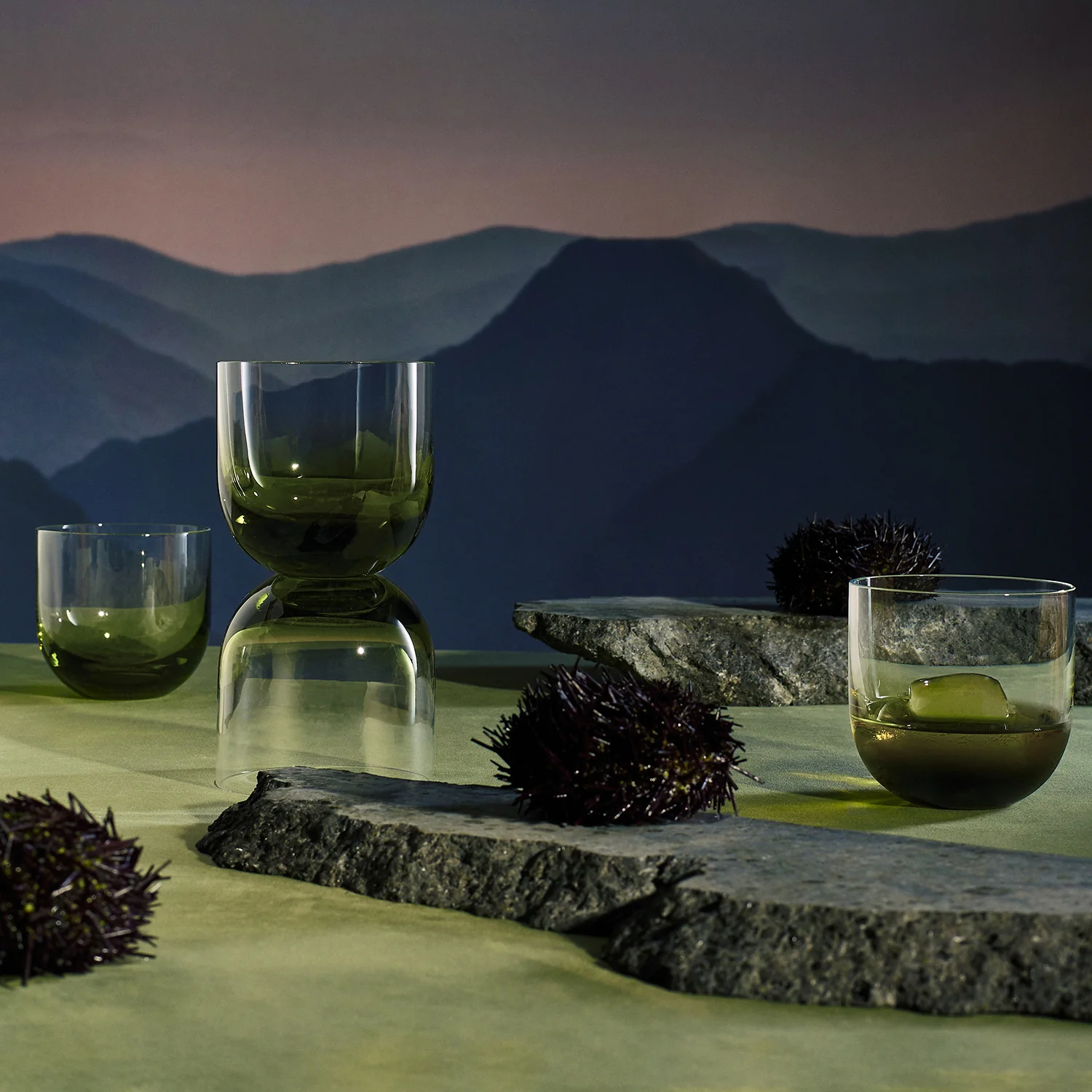 tom dixon | tank whisky glass | set of 4 | green - limited edition - Image 2