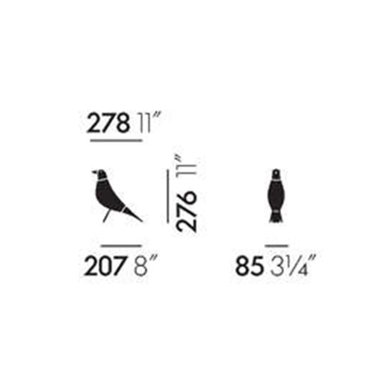 vitra | eames house bird | walnut - Image 8